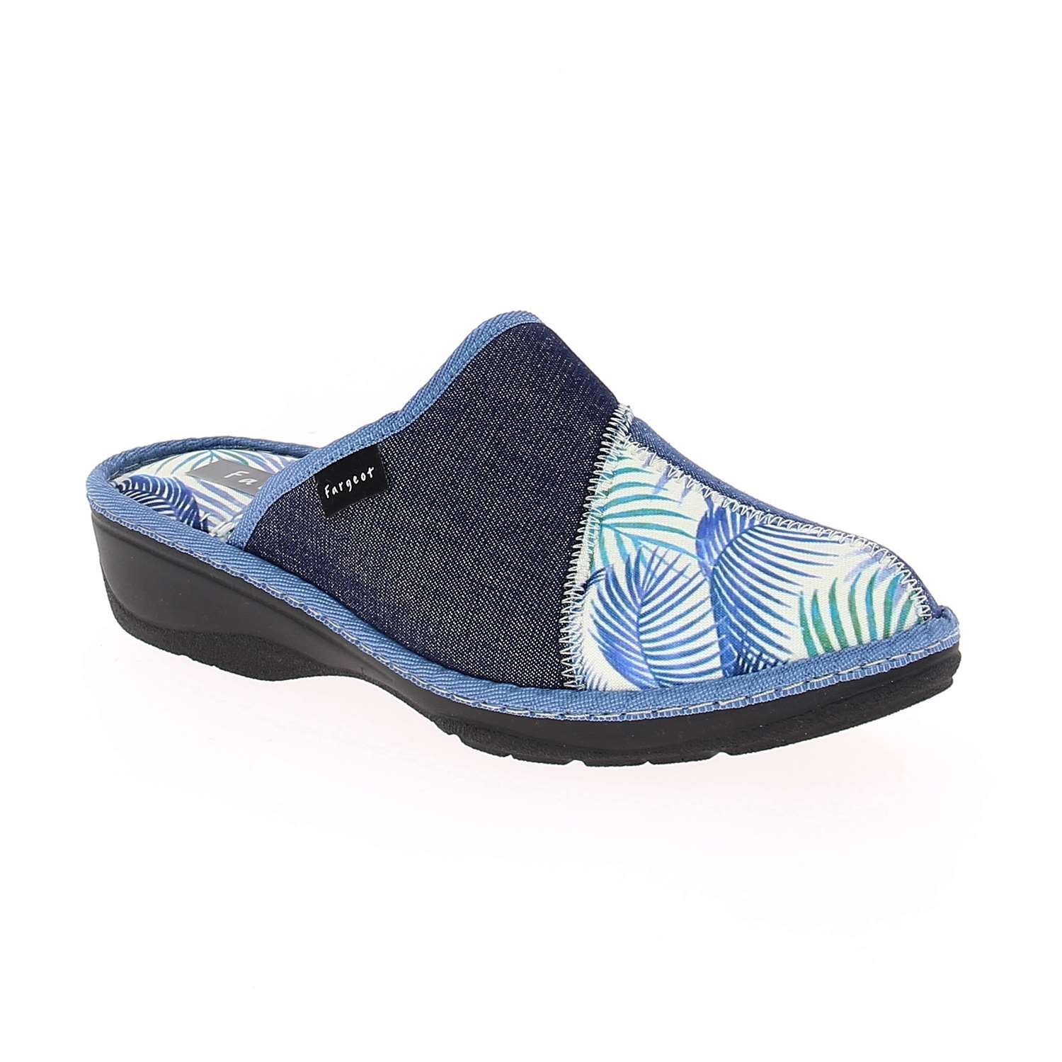 Chaussons Femme FARGEOT PAMPA Bleu