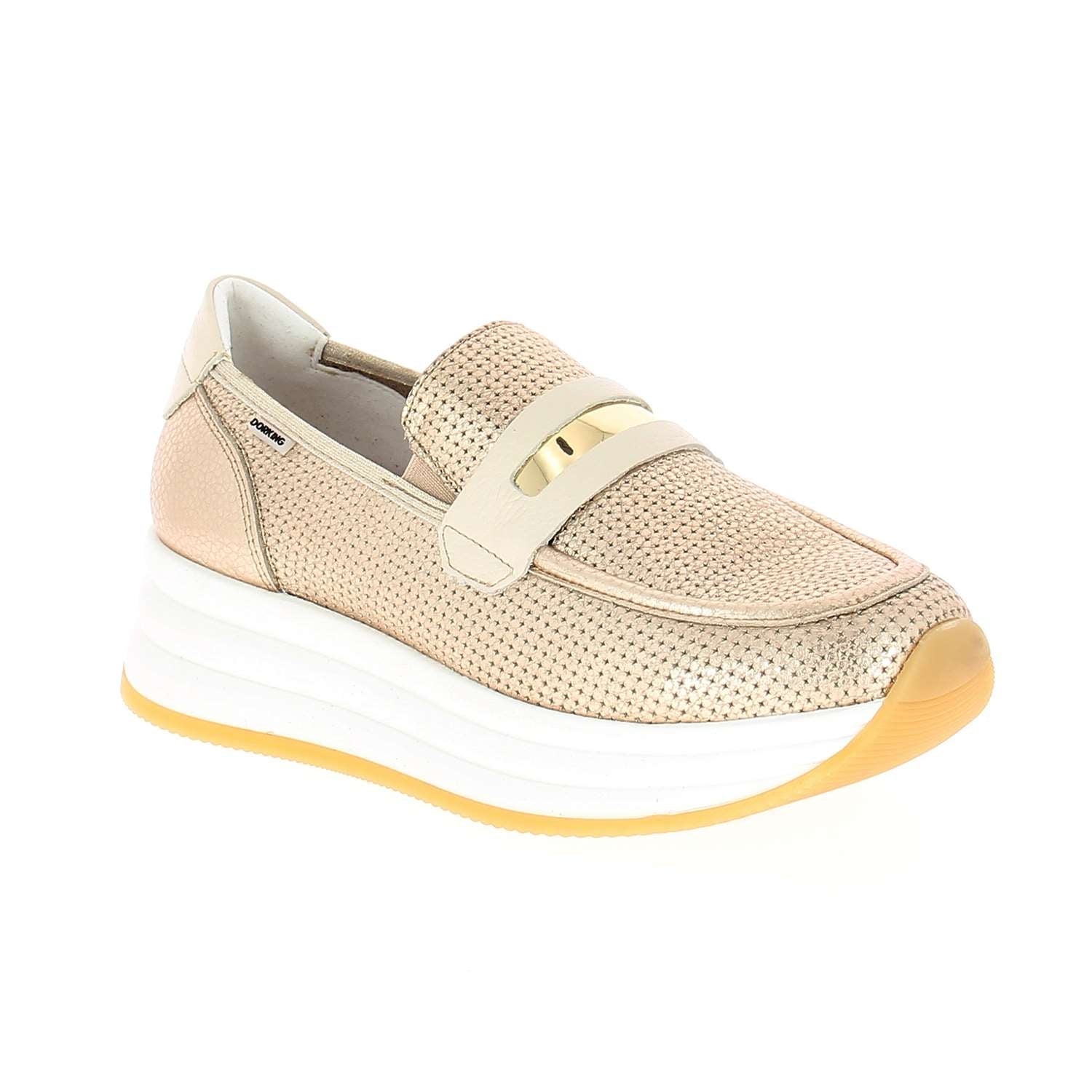 Mocassins Femme DORKING DOTTA Or/Bronze