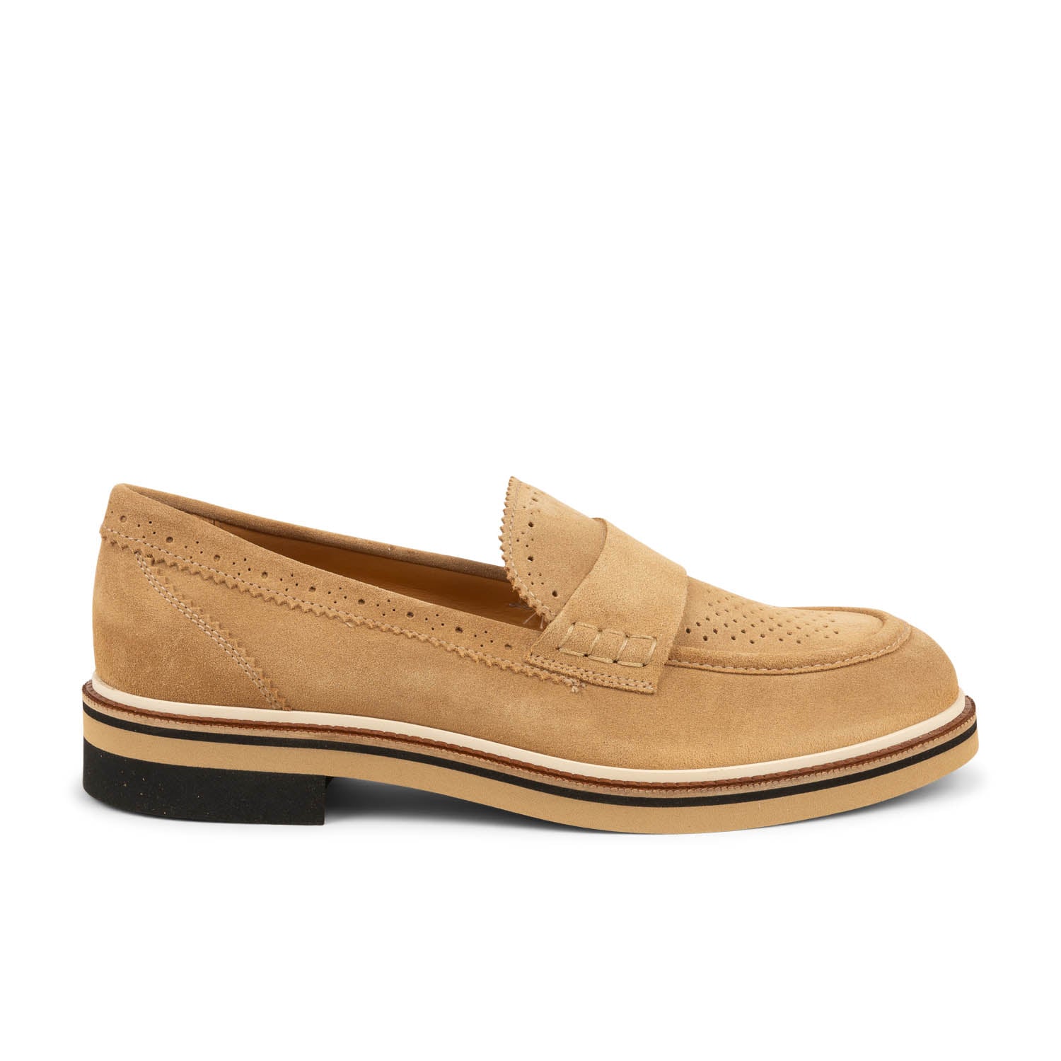 Mocassins Femme PERTINI PERTIMOCA Beige