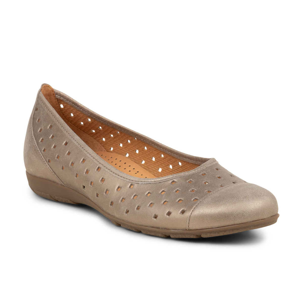 Ballerines et babies Femme GABOR 84.169 - FLORINE Or/Bronze