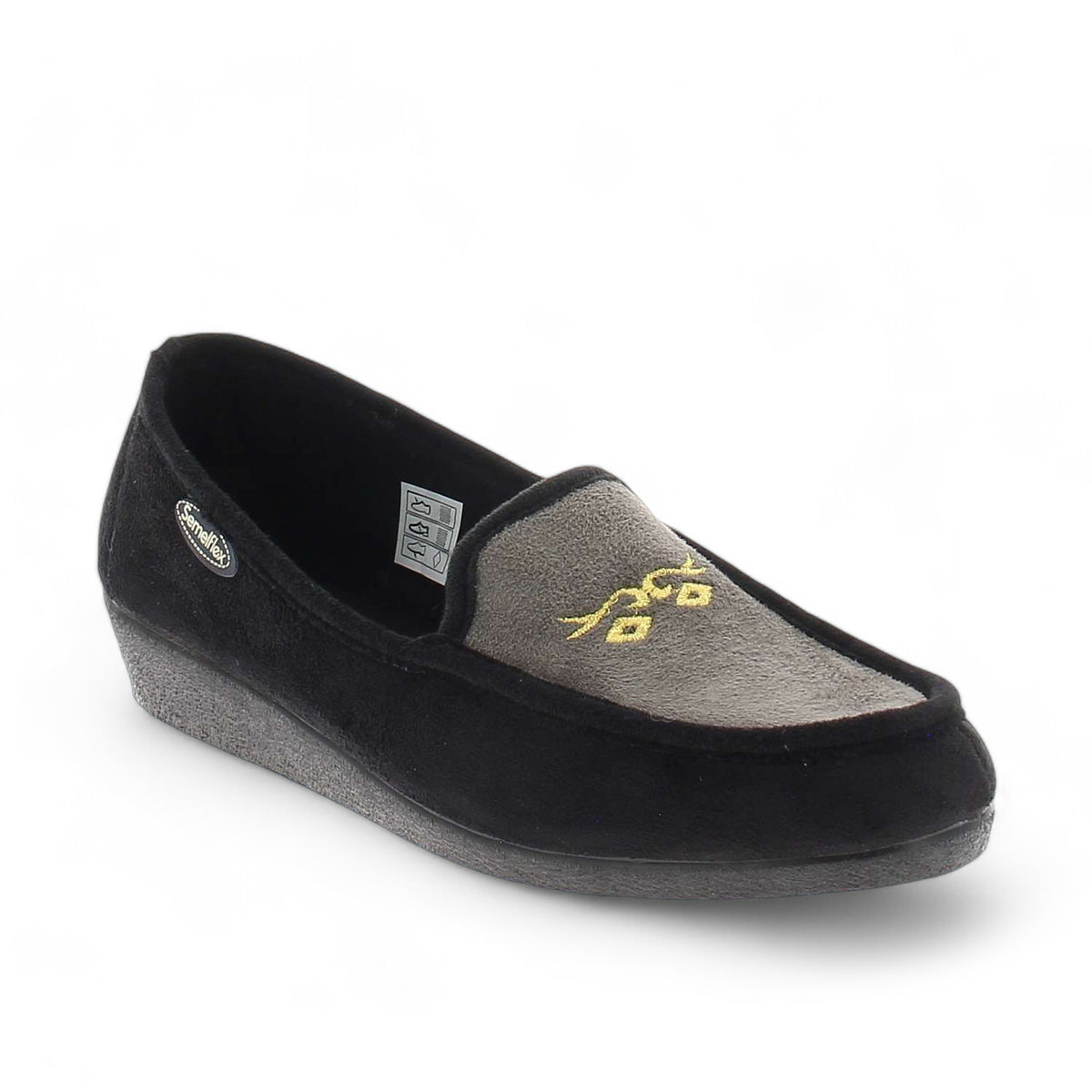 Chaussons Femme SEMELFLEX ANNE LISE 3 Noir