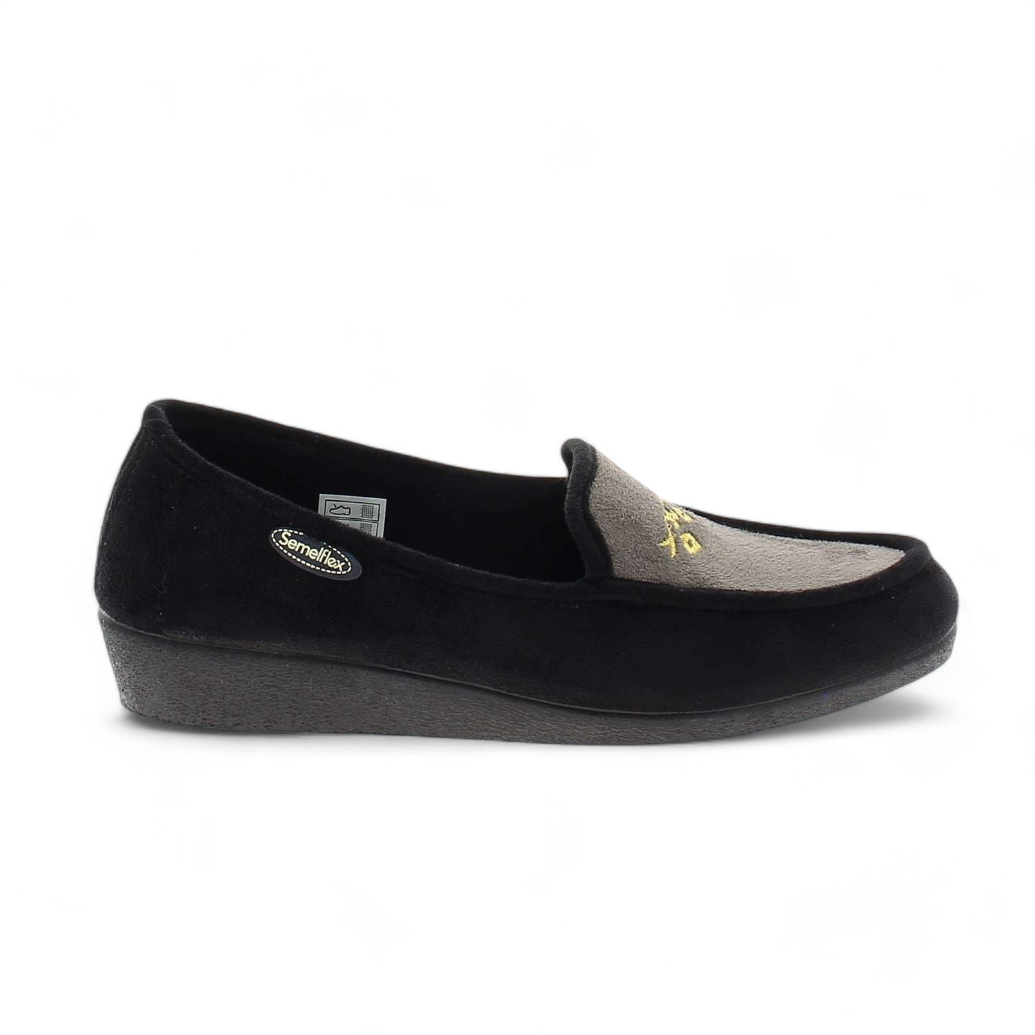 Chaussons Femme SEMELFLEX ANNE LISE 3 Noir