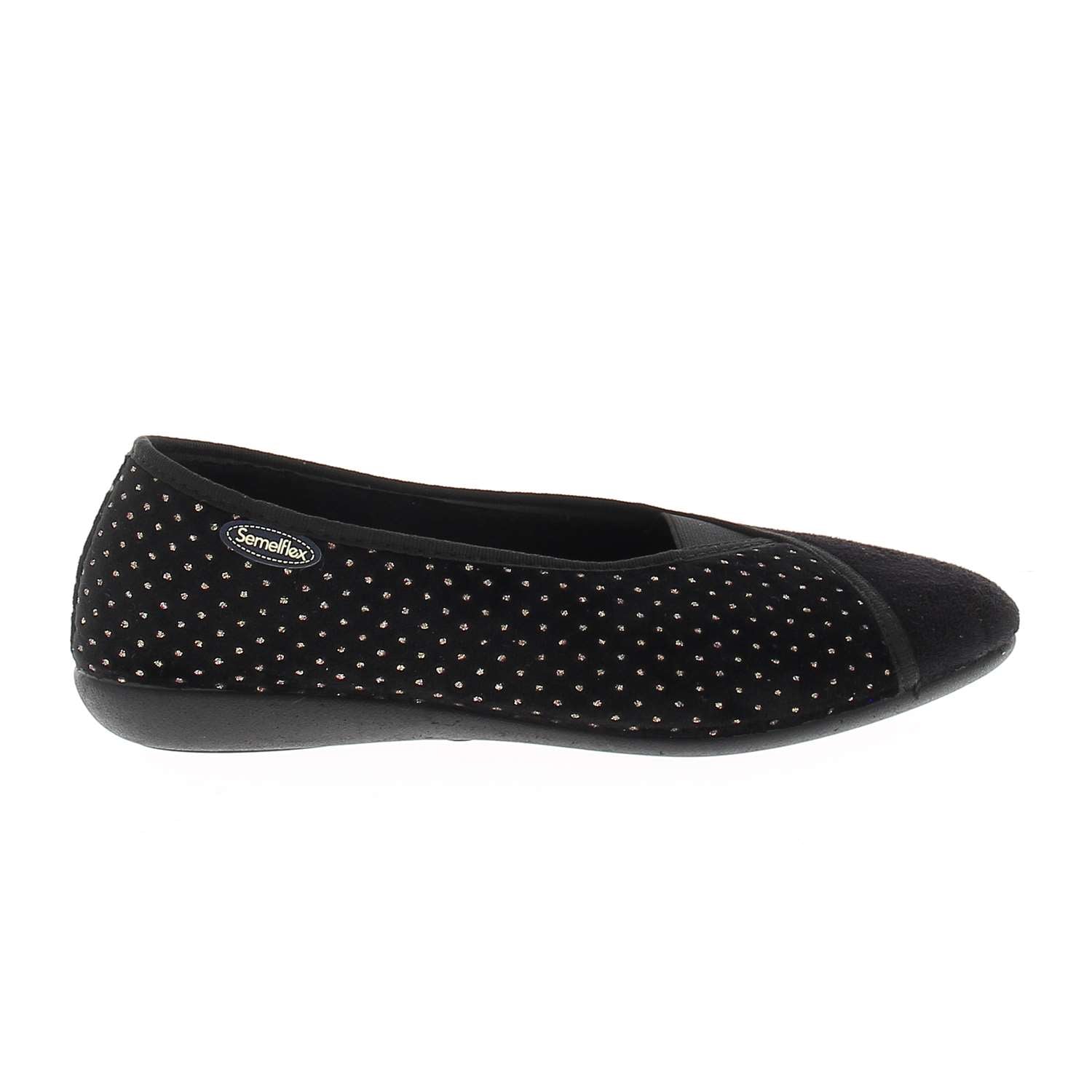 Chaussons Femme SEMELFLEX TOPAZ Noir