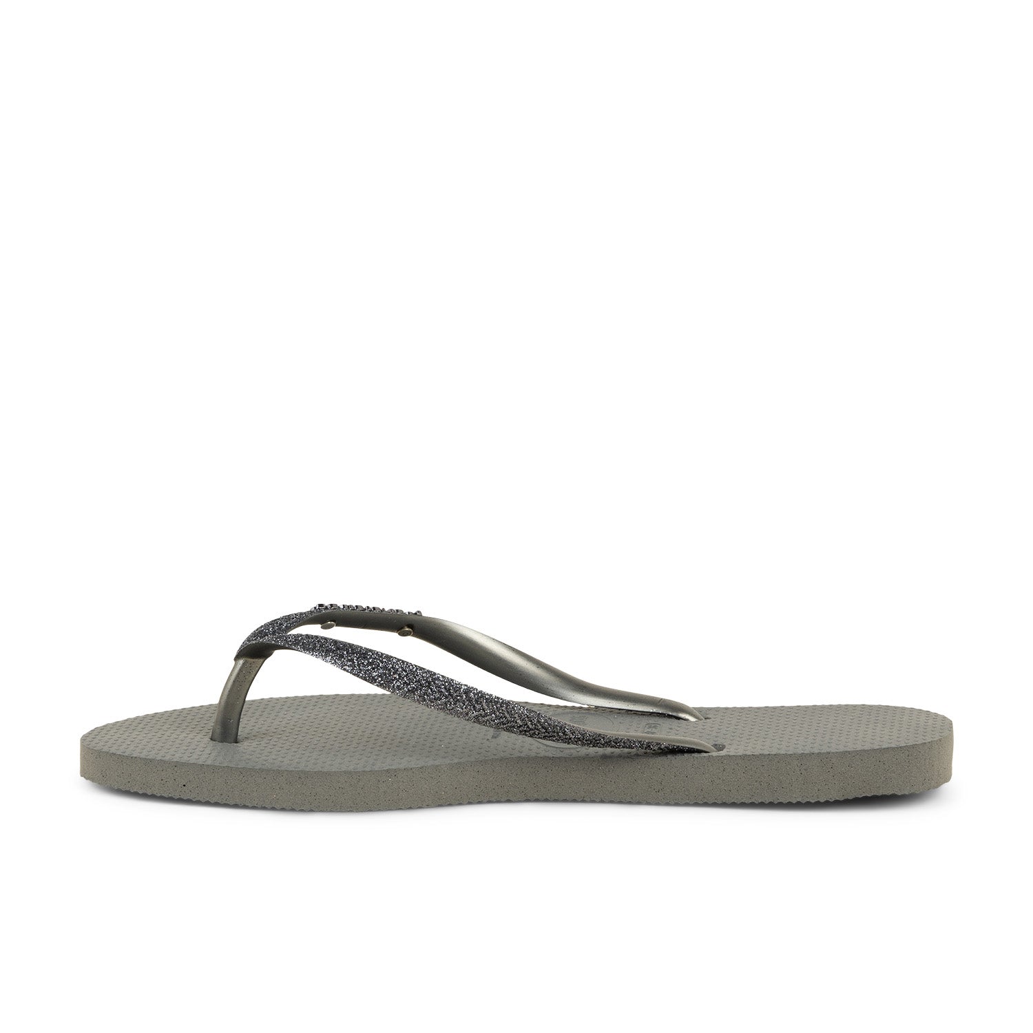 Tongs et crocs Femme HAVAIANAS GLITTER II Gris