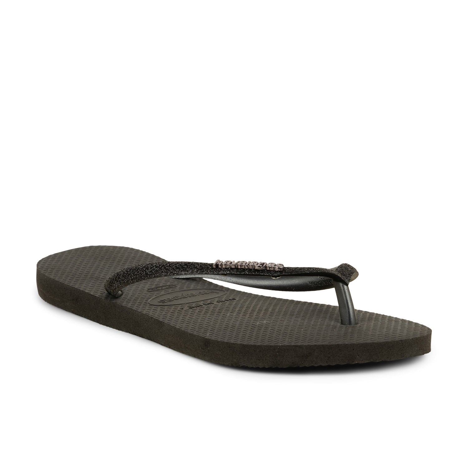 Tongs et crocs Femme HAVAIANAS GLITTER II Noir