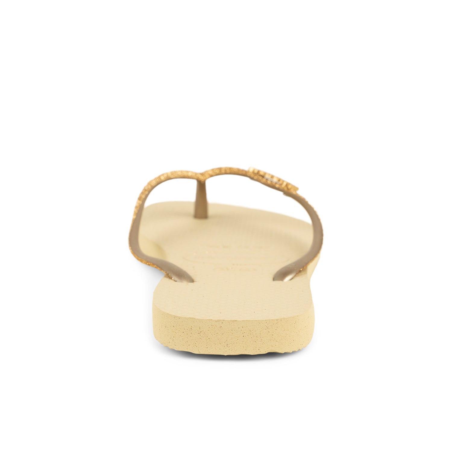 Tongs et crocs Femme HAVAIANAS GLITTER II Beige