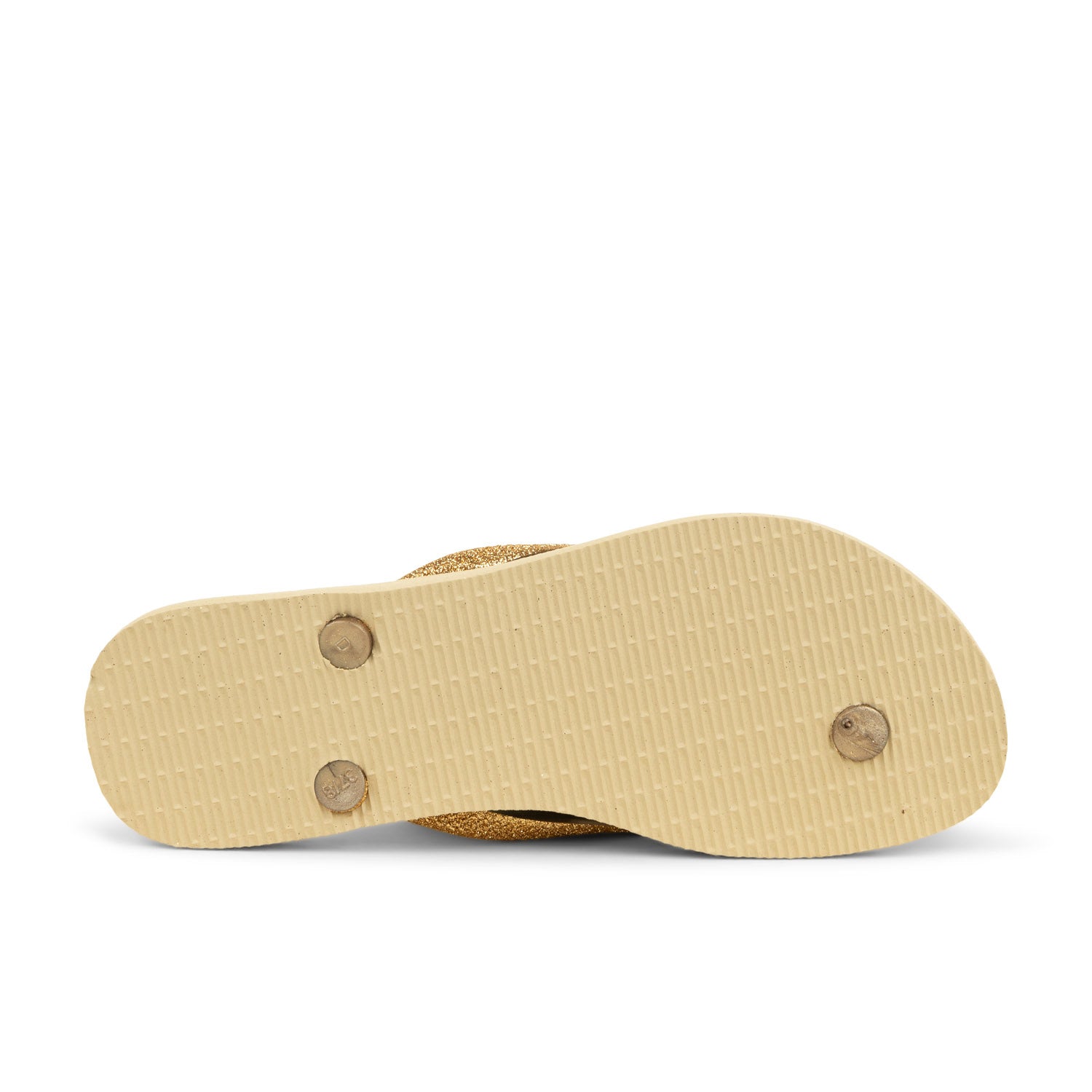 Tongs et crocs Femme HAVAIANAS GLITTER II Beige