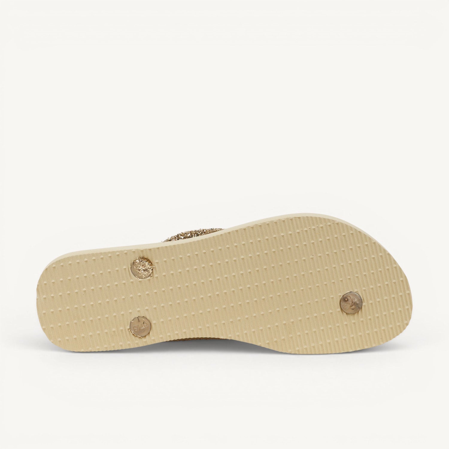 Tongs et crocs Femme HAVAIANAS GLITTER II Or/Bronze