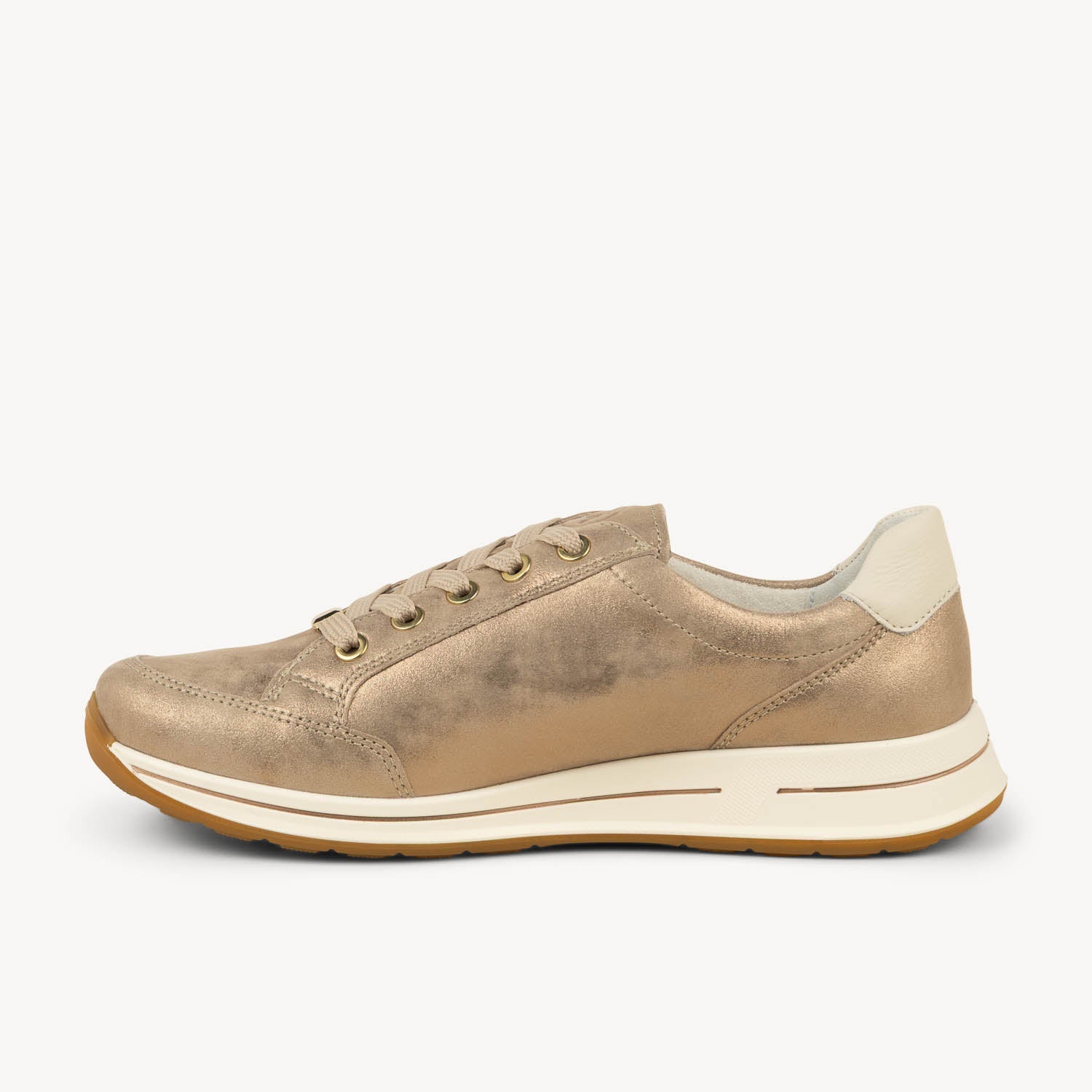 Baskets Femme ARA ALBIBI Or/Bronze