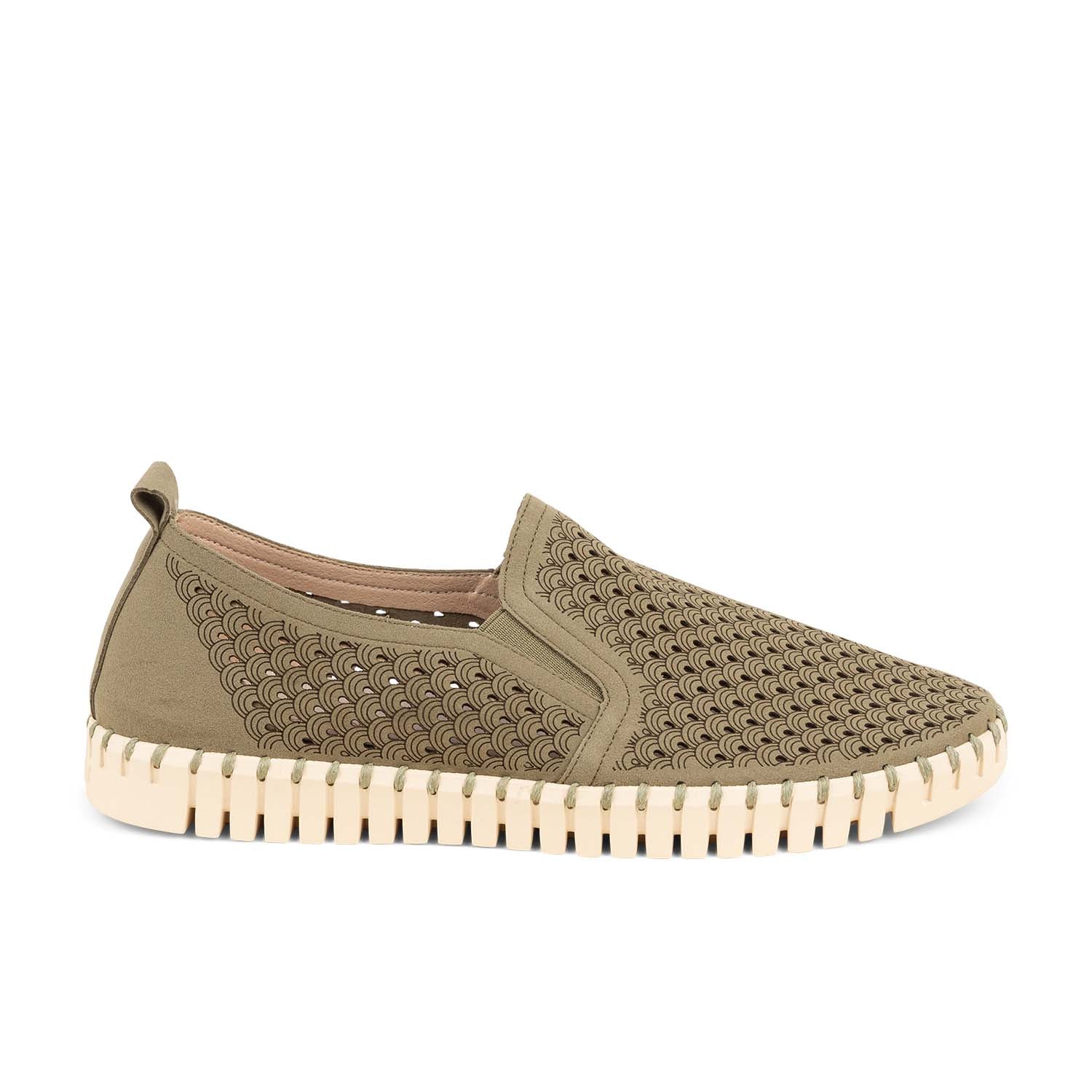 Mocassins Homme ILSE JACOBSEN TULIP 140 Kaki