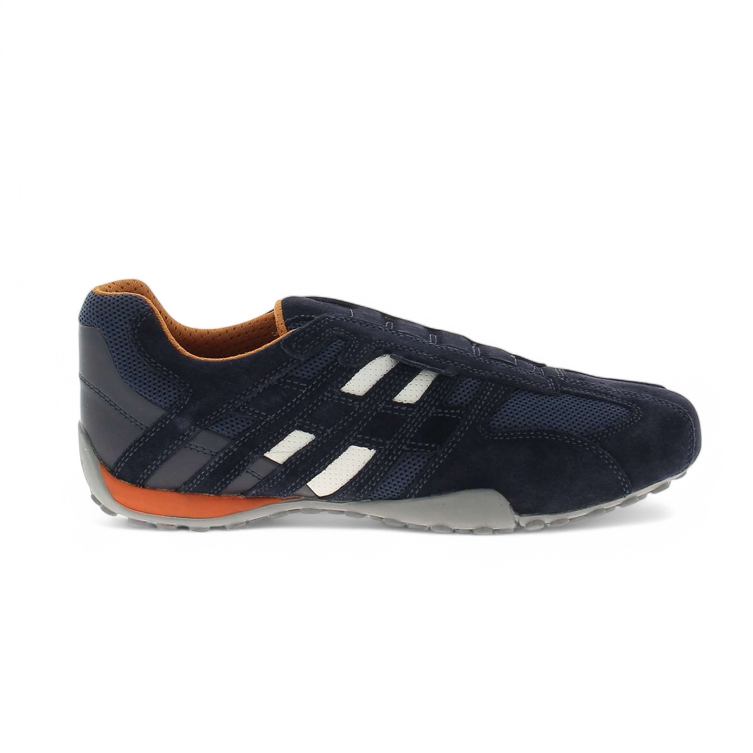 Baskets Homme GEOX SNAKE SLIP ON Bleu