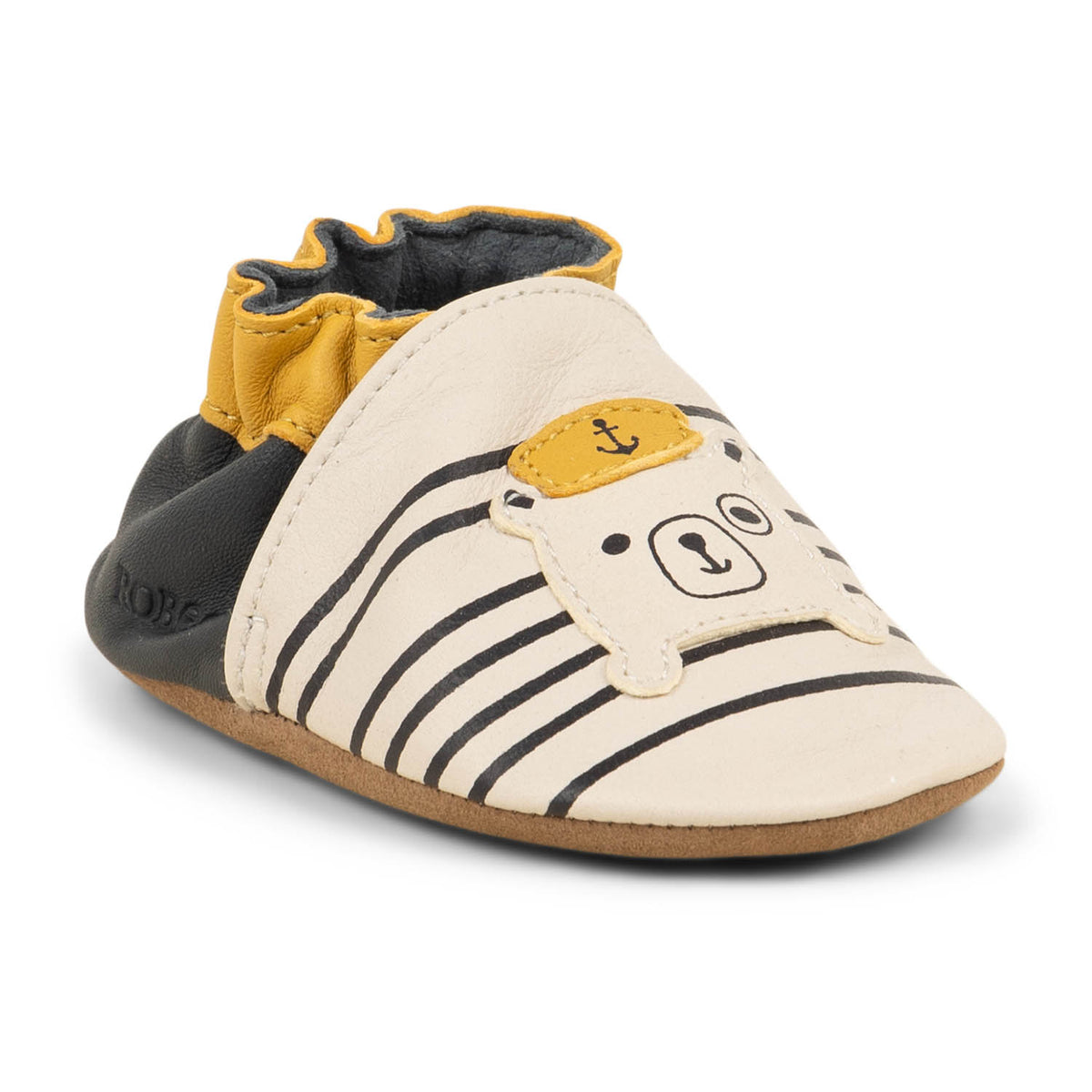 Chaussons Enfant ROBEEZ NAVAL OFFICER Beige