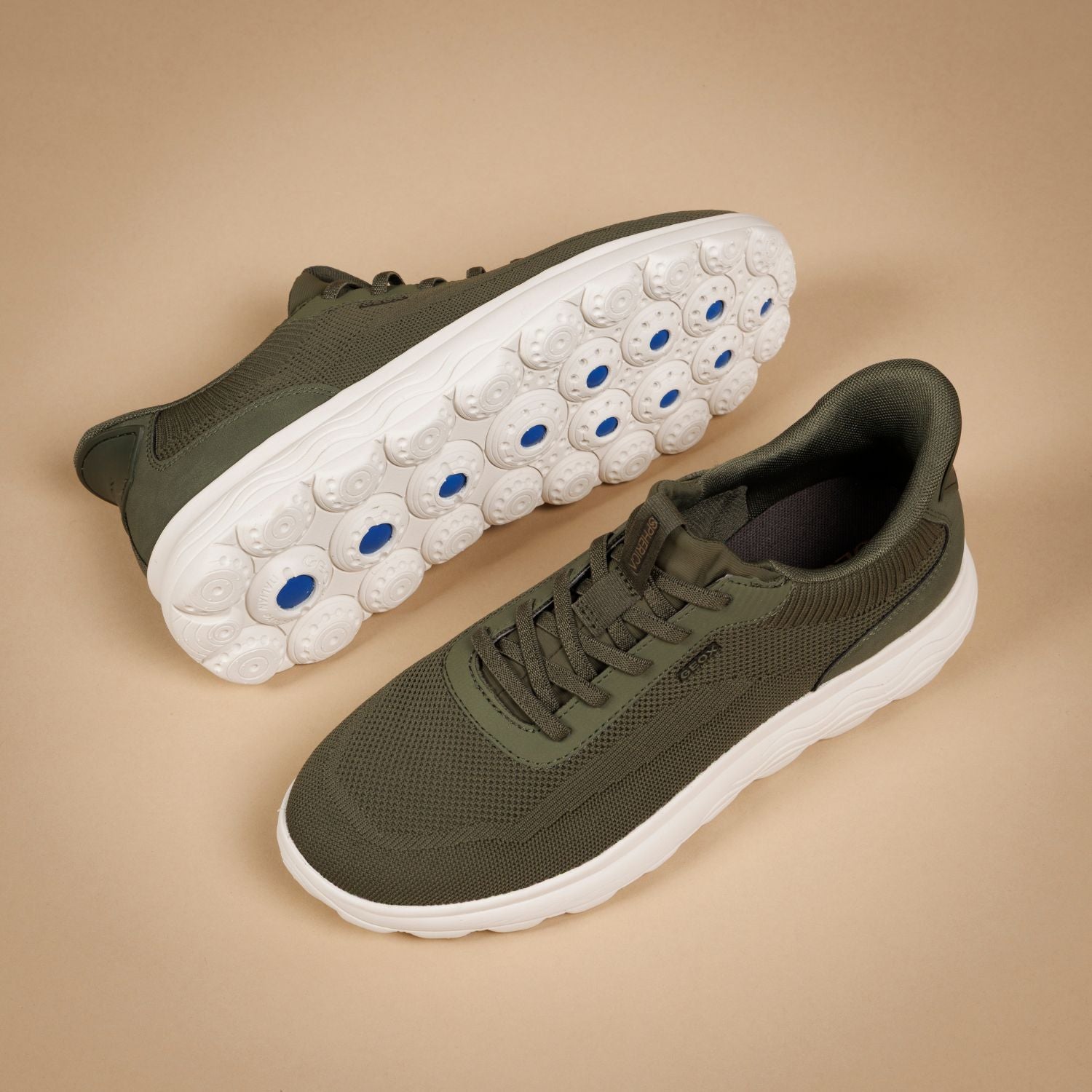 Baskets U SPHERICA PLUS A GEOX Homme Kaki