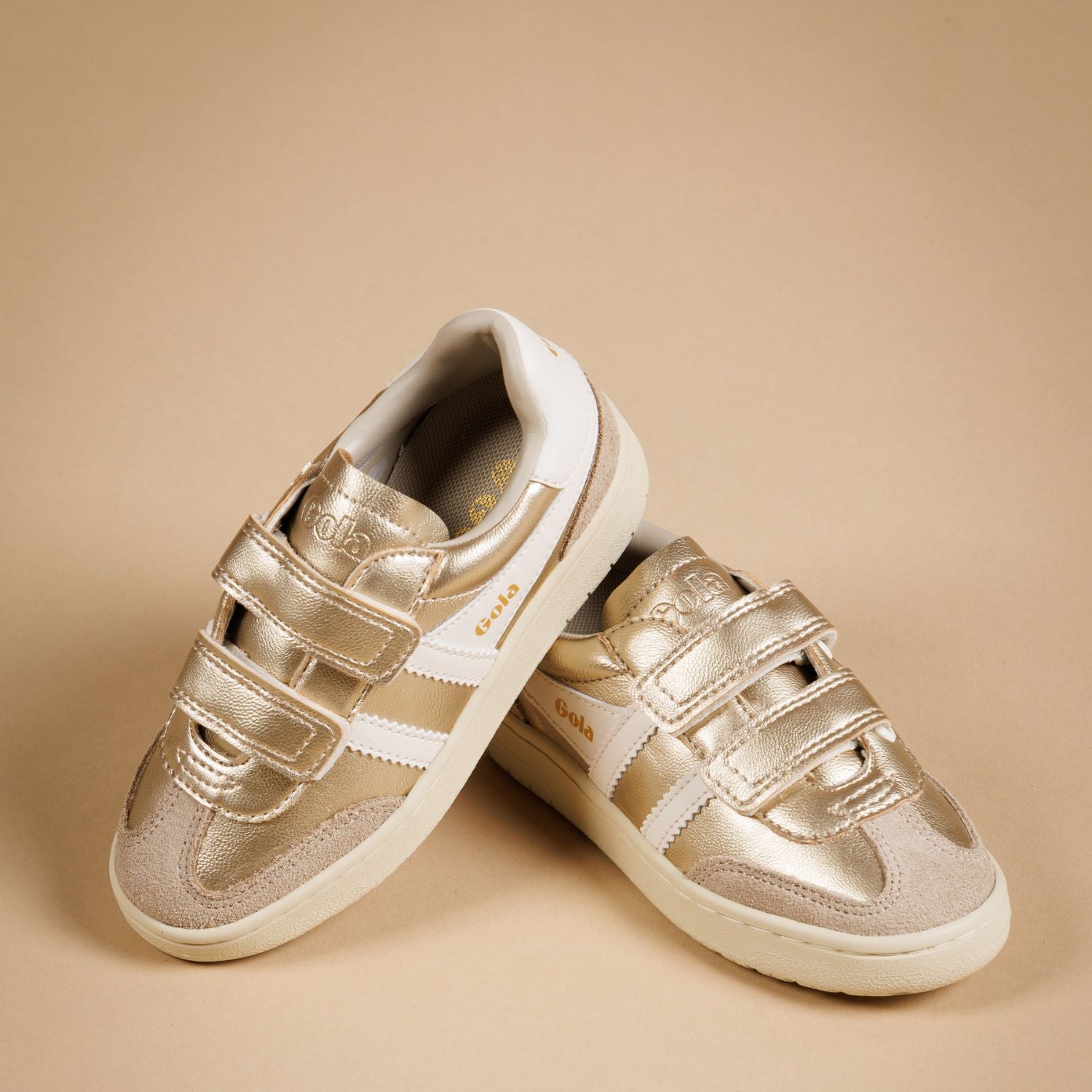 Baskets VIPER GLIMMER GOLA Enfant Or/Bronze