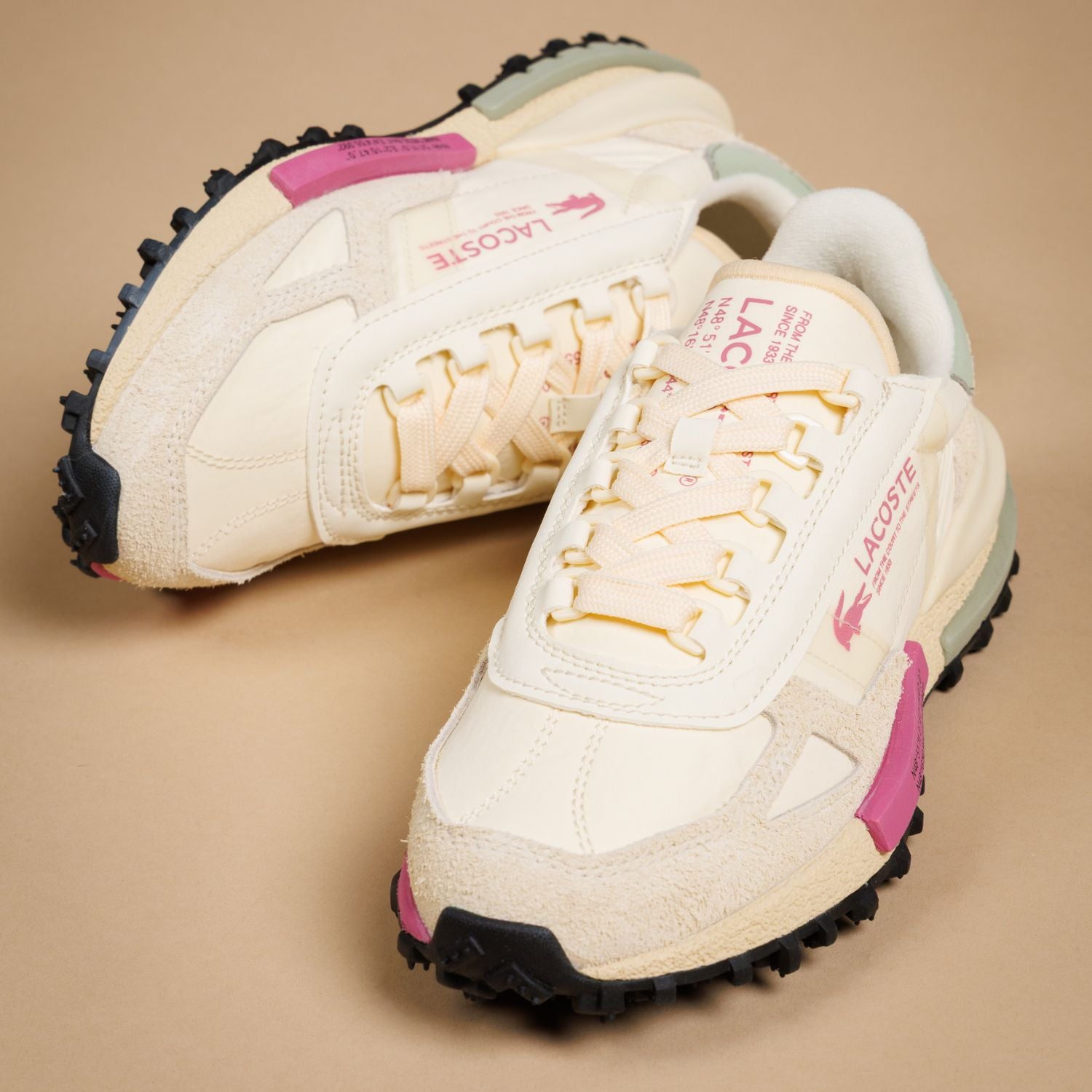 Sneakers ELITE ACTIVE LACOSTE Femme Jaune