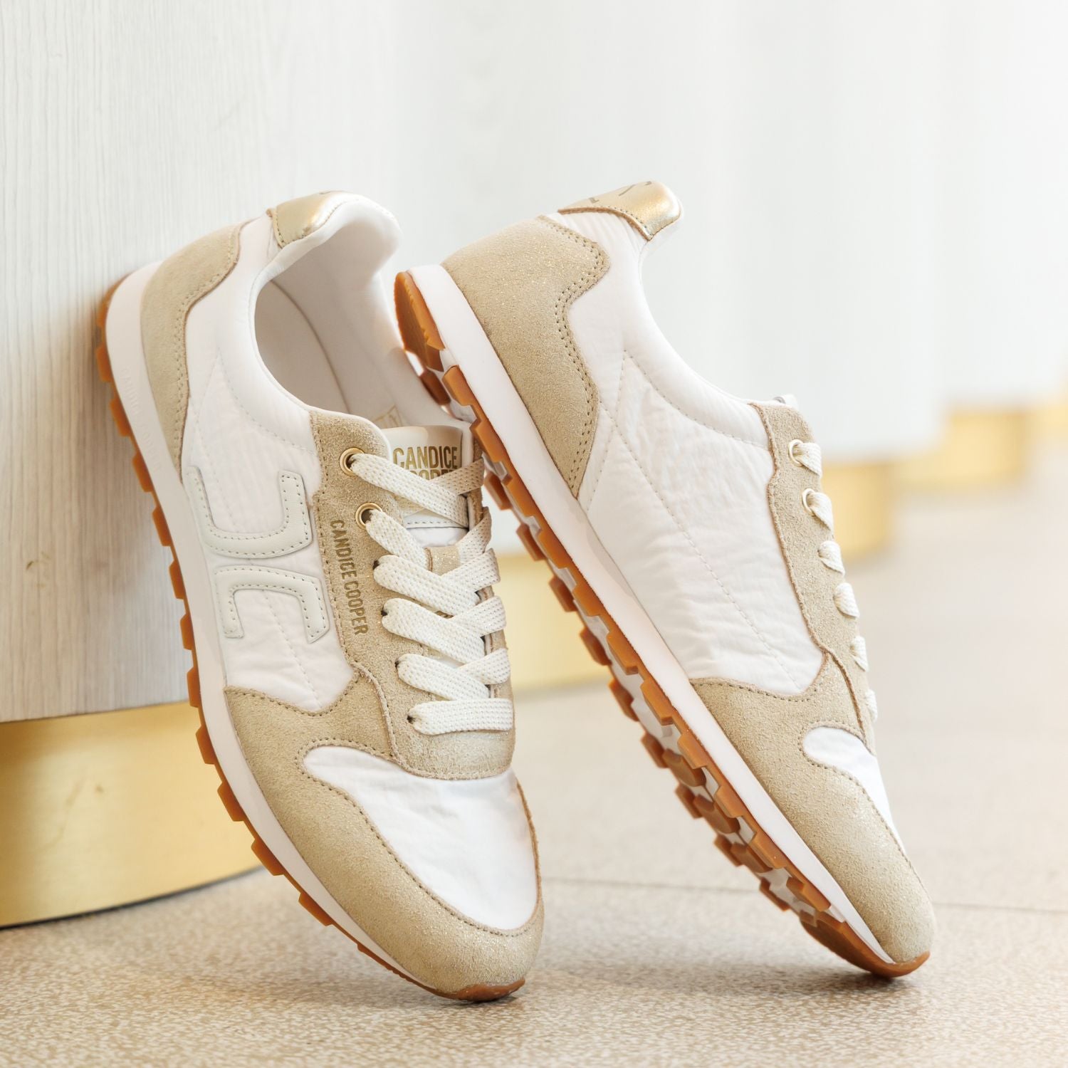 Baskets PLUME 3 CANDICE COOPER Femme Blanc