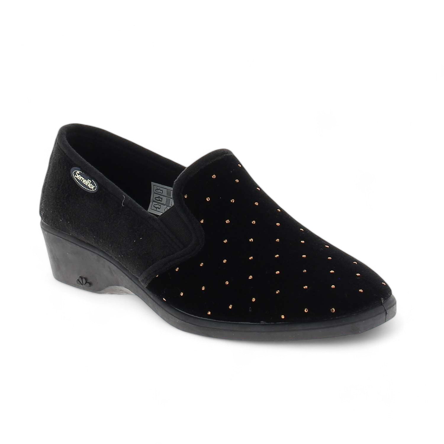 Chaussons Femme SEMELFLEX JULIETTE Noir