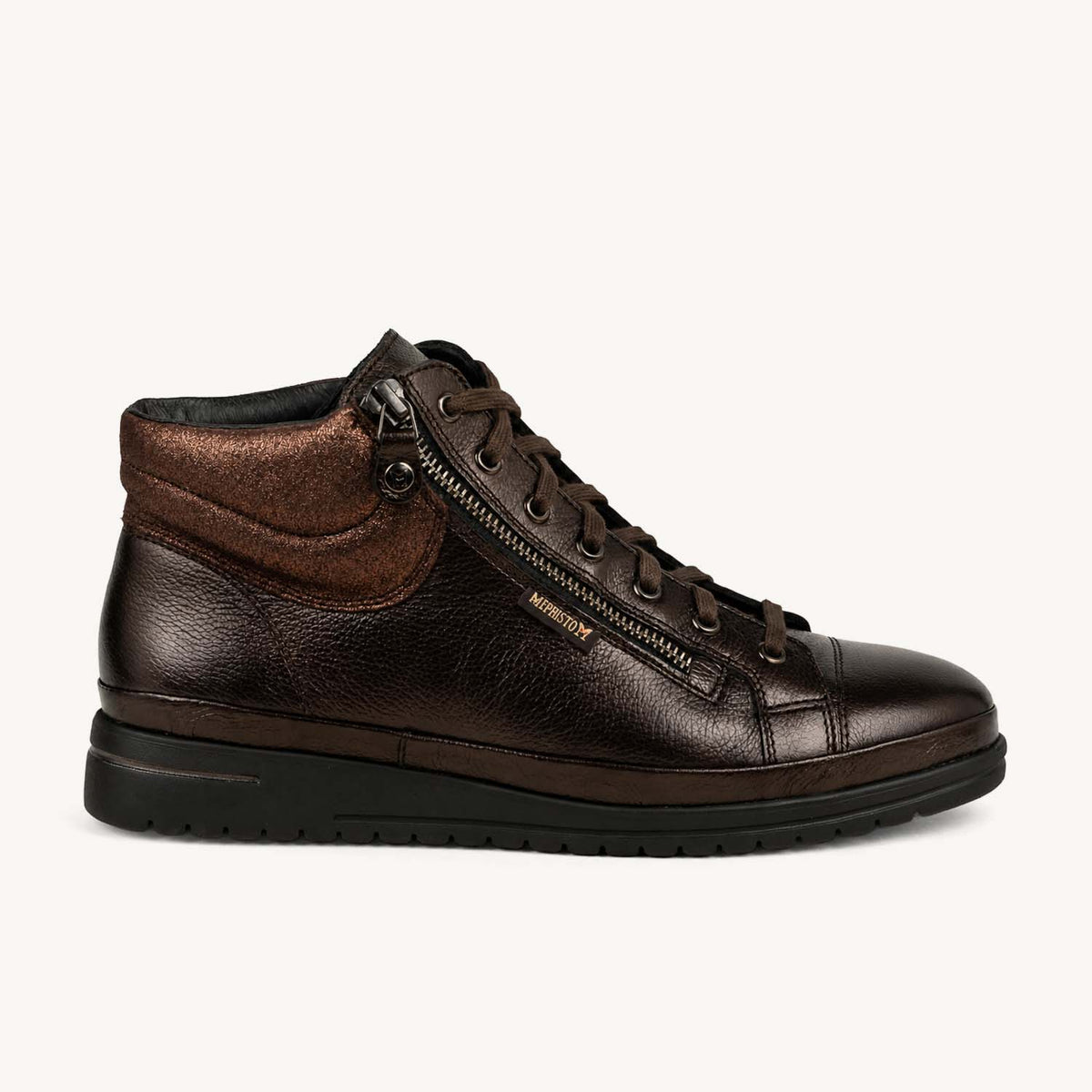 Baskets Femme MEPHISTO JULIE Or/Bronze