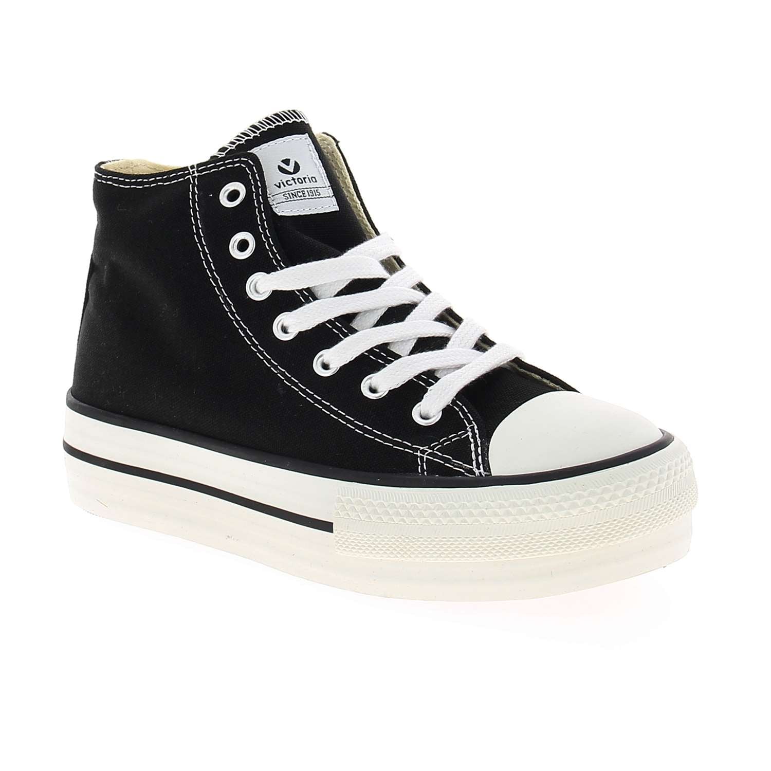 Sneakers Enfant VICTORIA TRIBU DOBLE BOT Noir