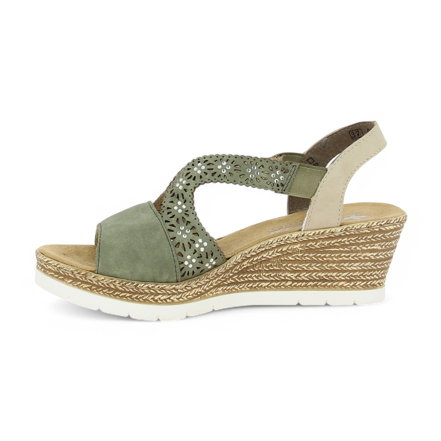 Sandales Femme RIEKER RECCAL Kaki