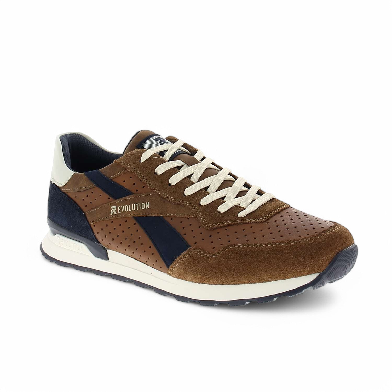 Baskets Homme RIEKER REHINU Marron