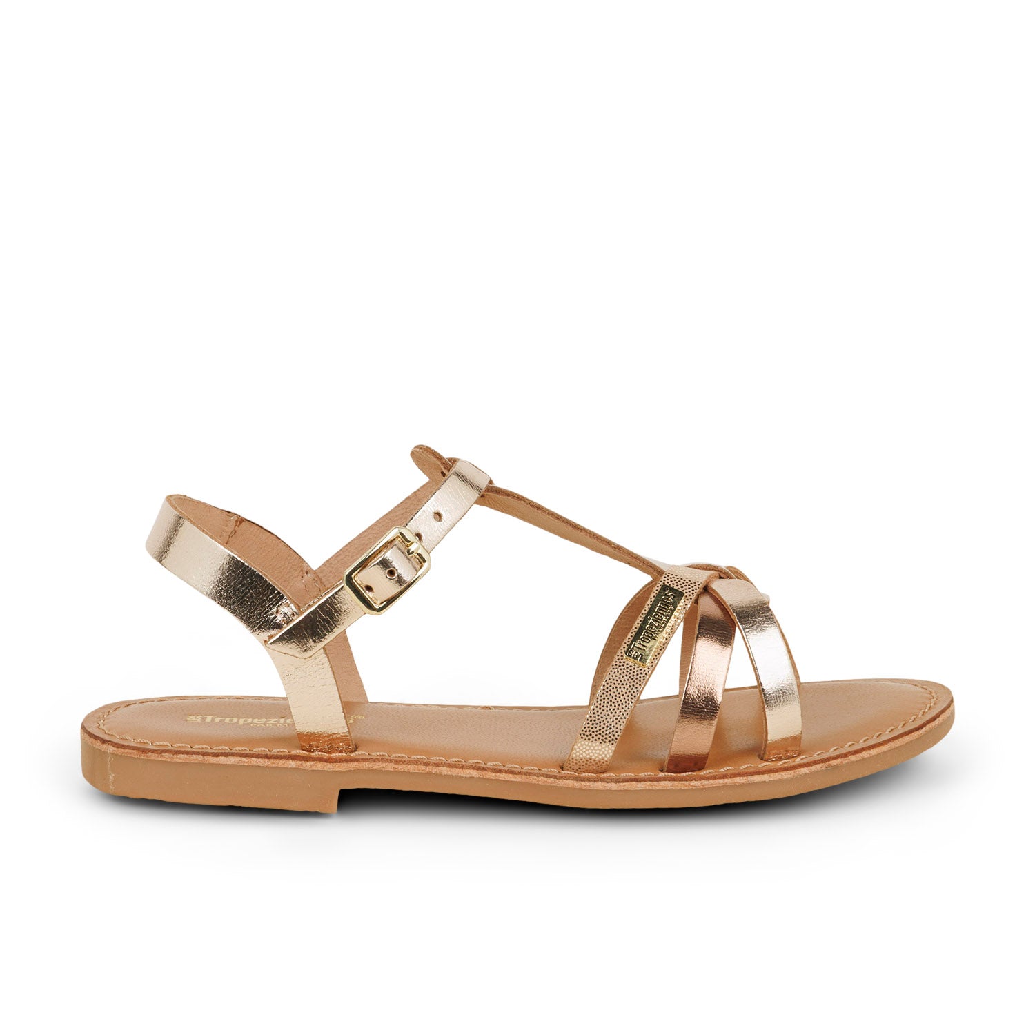 Sandales Enfant LES TROPEZIENNES BAGUERA Or/Bronze