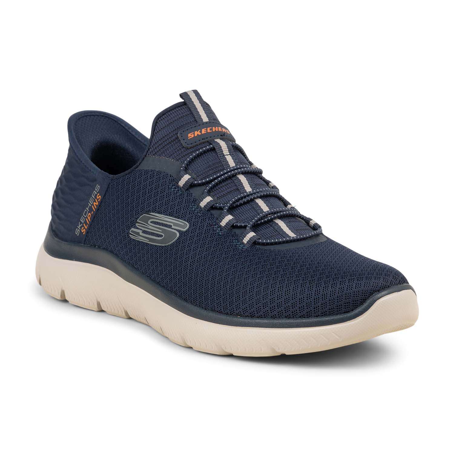 Baskets Homme SKECHERS SLIP INS SUMMITS Bleu