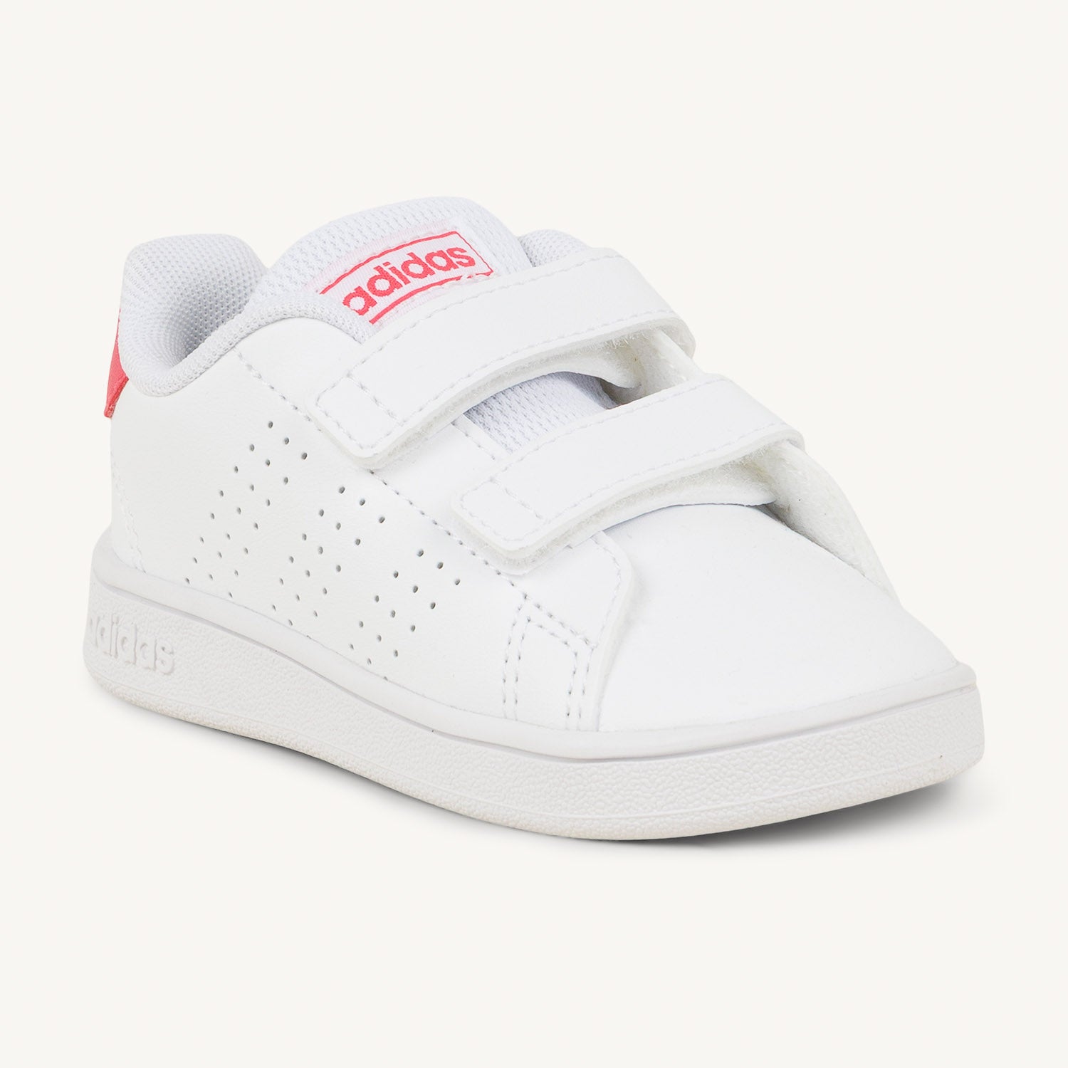 Sneakers Enfant ADIDAS ADVANTAGE Blanc,Rose