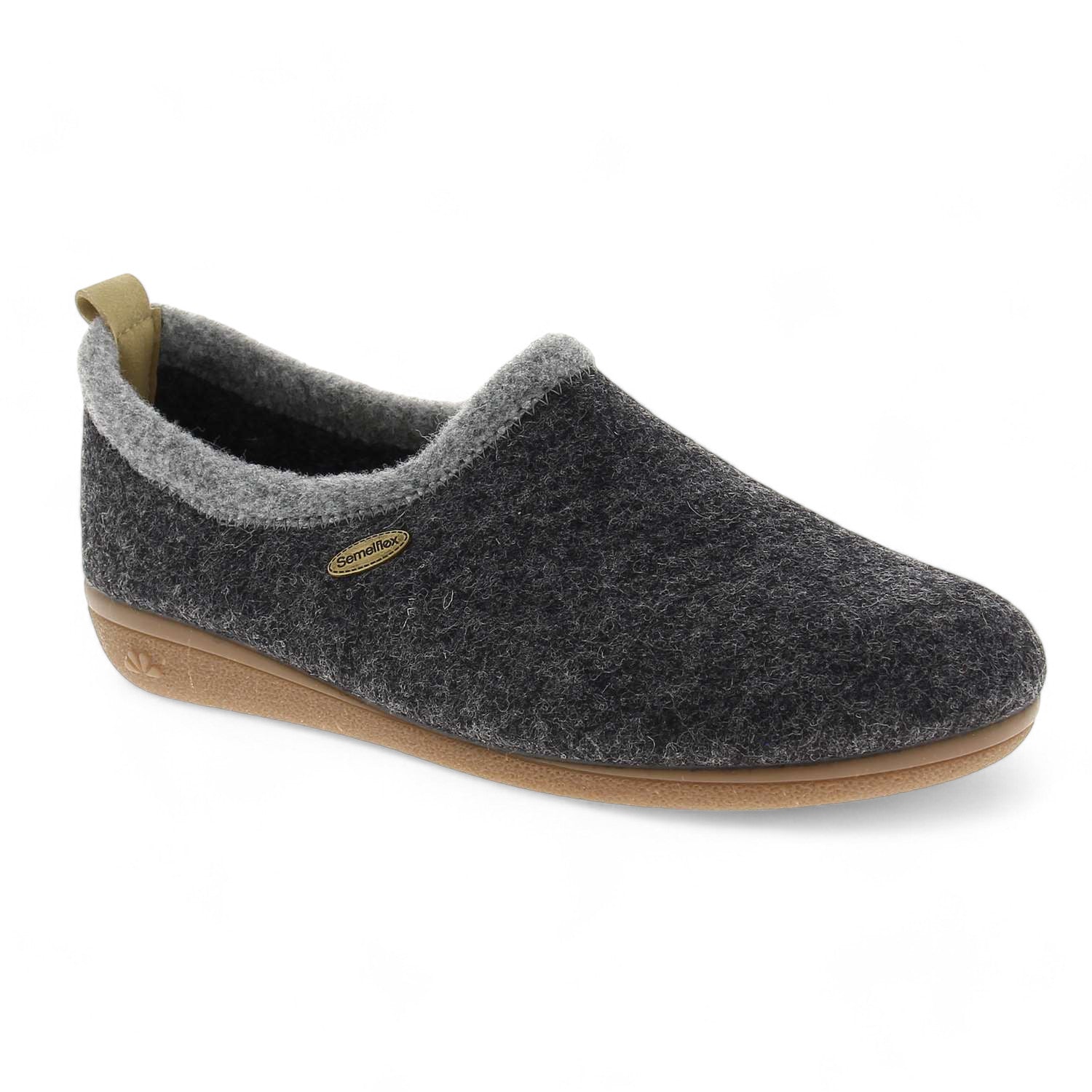 Chaussons Homme SEMELFLEX VENTOUX Gris