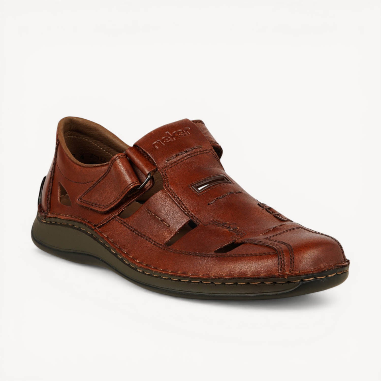 Sandales Homme RIEKER 05284 - RINOLD Marron
