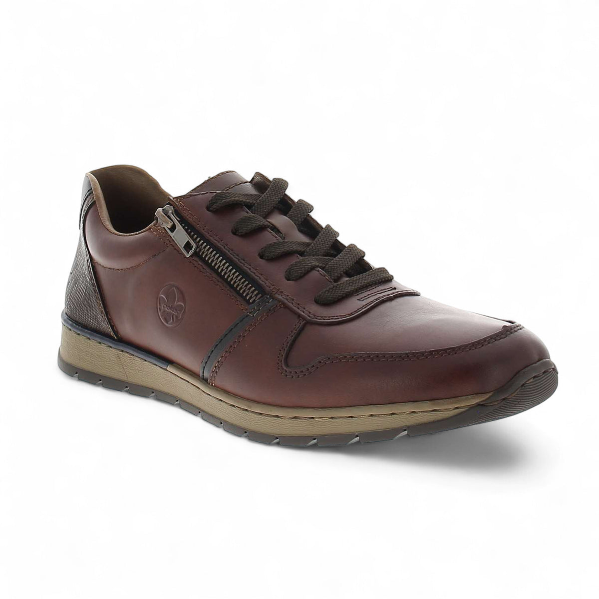 Chaussures à lacets Homme RIEKER RIAD Marron