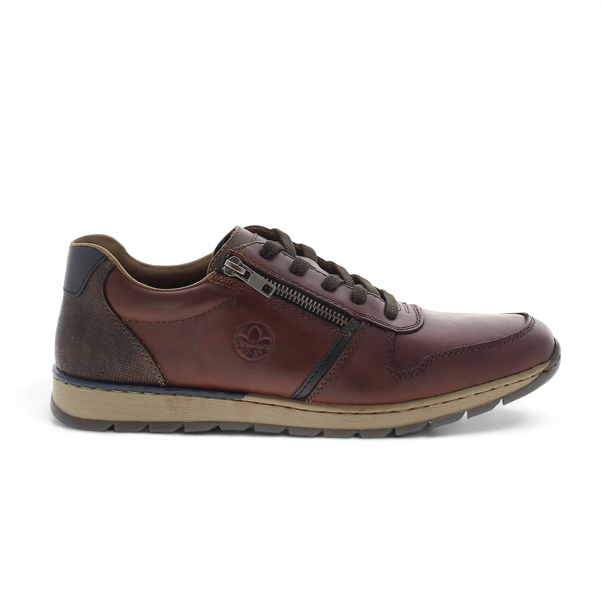 Chaussures à lacets Homme RIEKER RIAD Marron