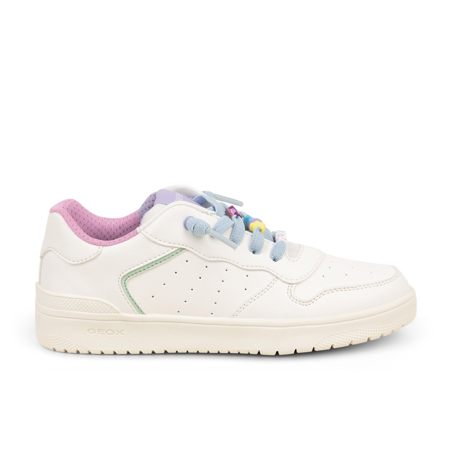 Baskets Enfant GEOX WASHIBA GIRL Blanc