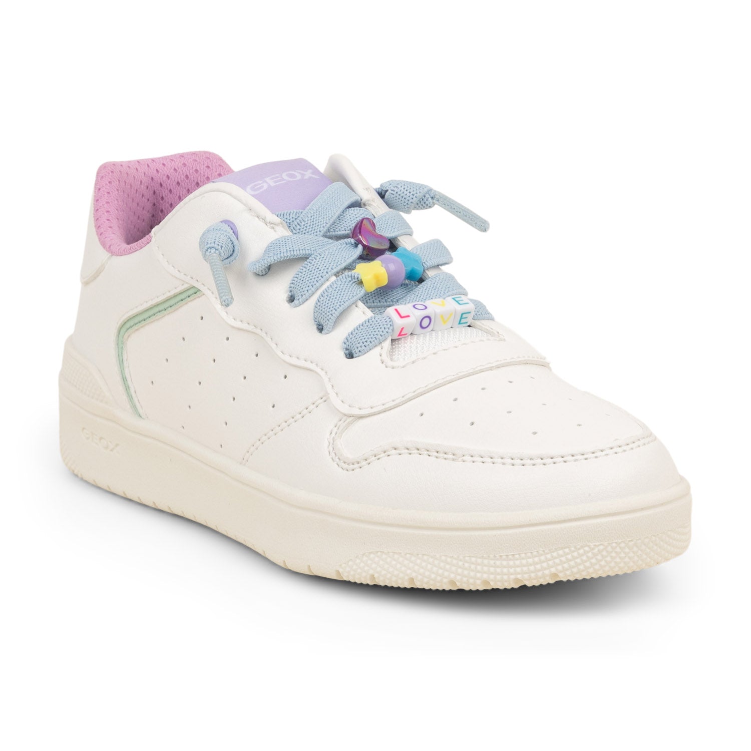 Baskets Enfant GEOX WASHIBA GIRL Blanc