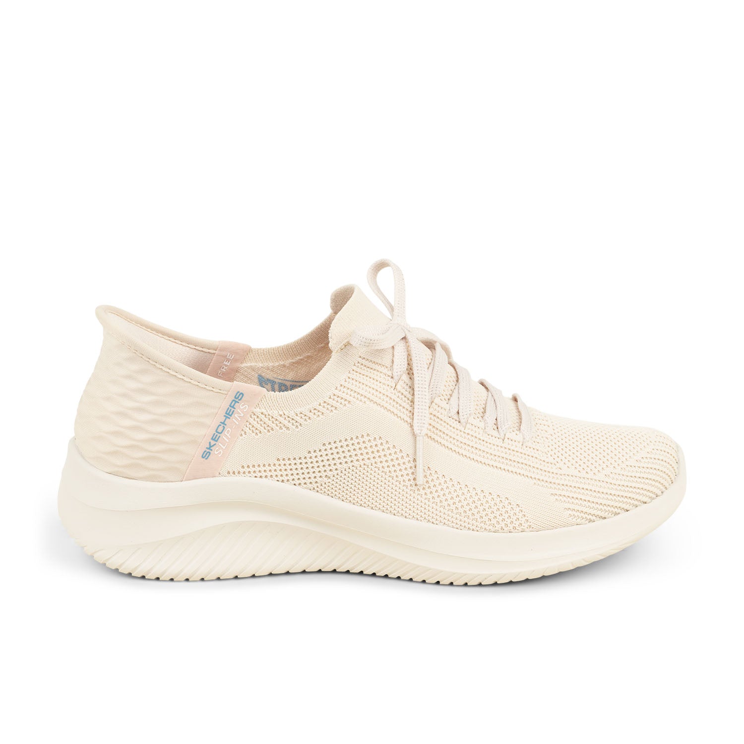 Baskets Femme SKECHERS ULTRA FLEX SLIP INS Beige