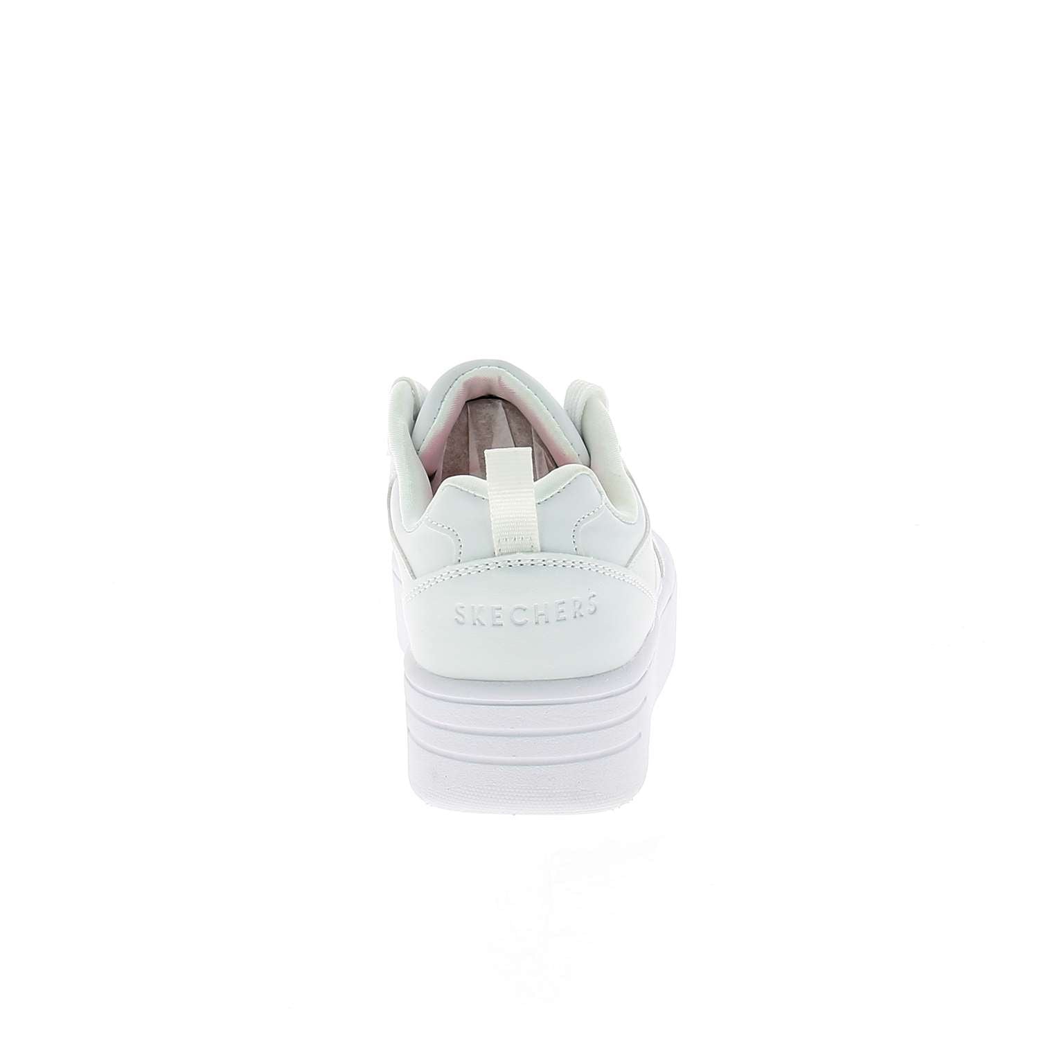 Baskets Enfant SKECHERS COURT HI Blanc