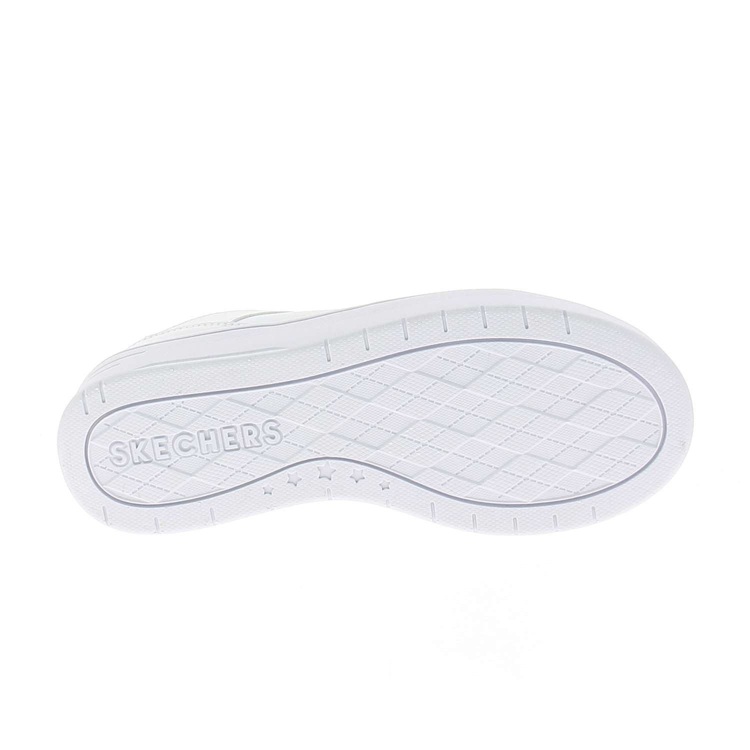 Baskets Enfant SKECHERS COURT HI Blanc