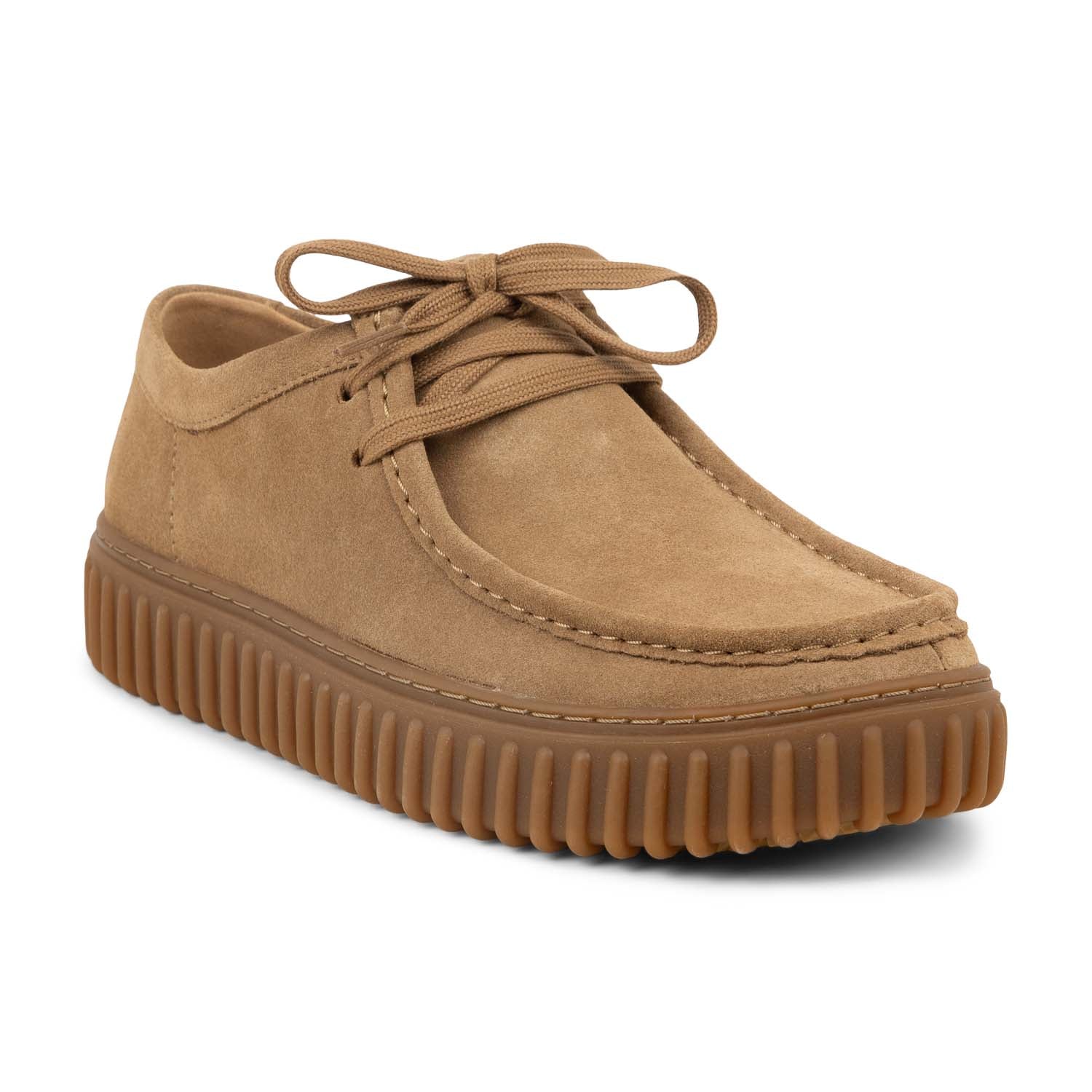 Derbies et Richelieus Homme CLARKS TORHILL LOW Beige