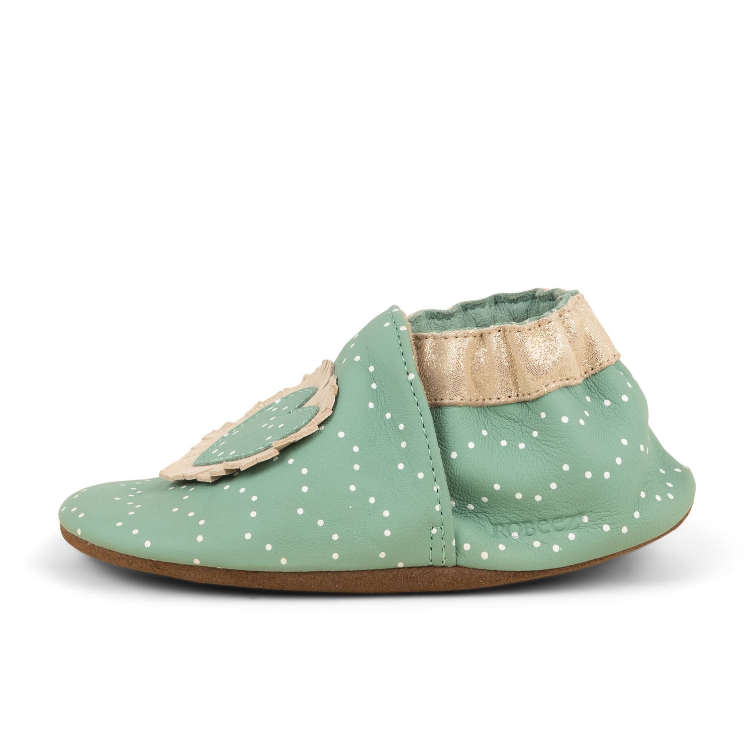 Chaussons Enfant ROBEEZ BABY TINY HEART Vert