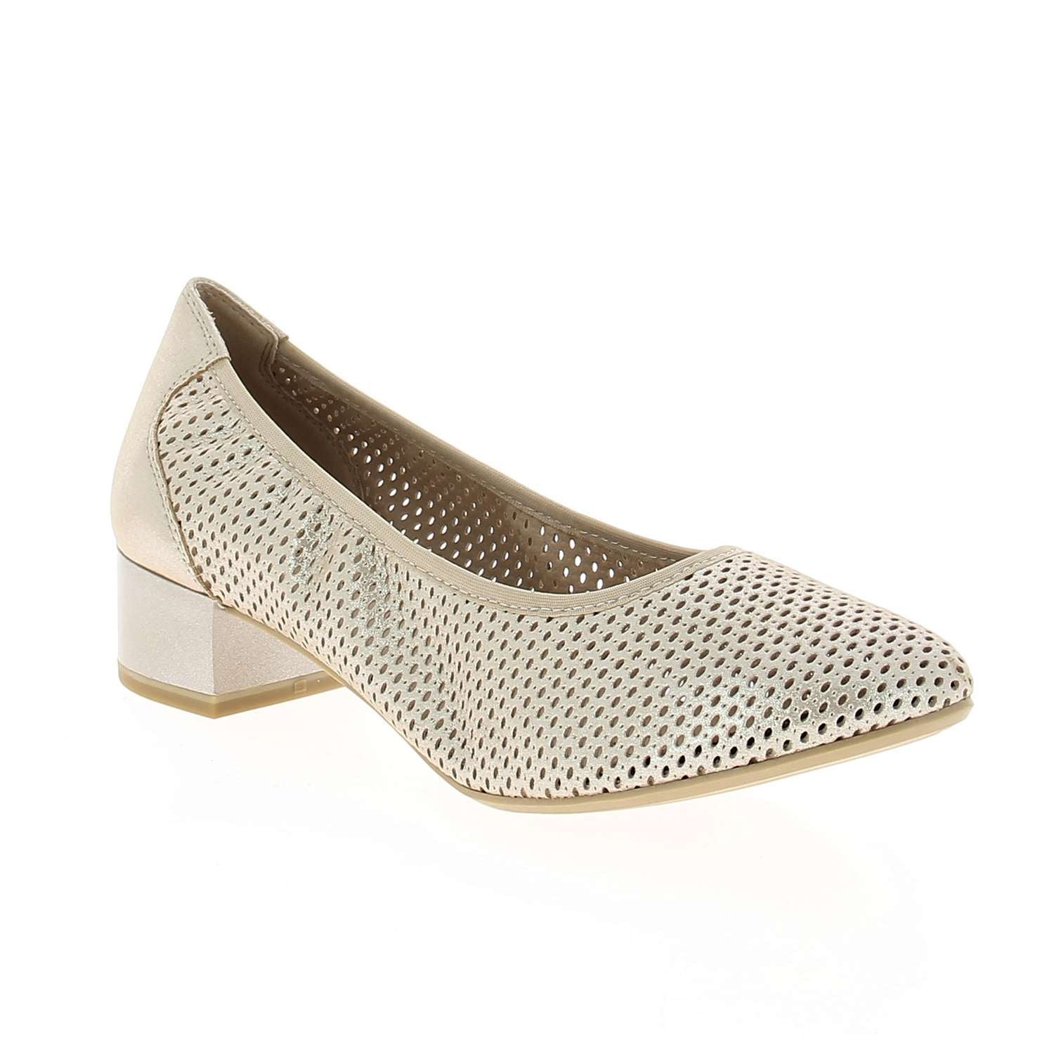 Ballerines et babies Femme CAPRICE CAFE Or/Bronze