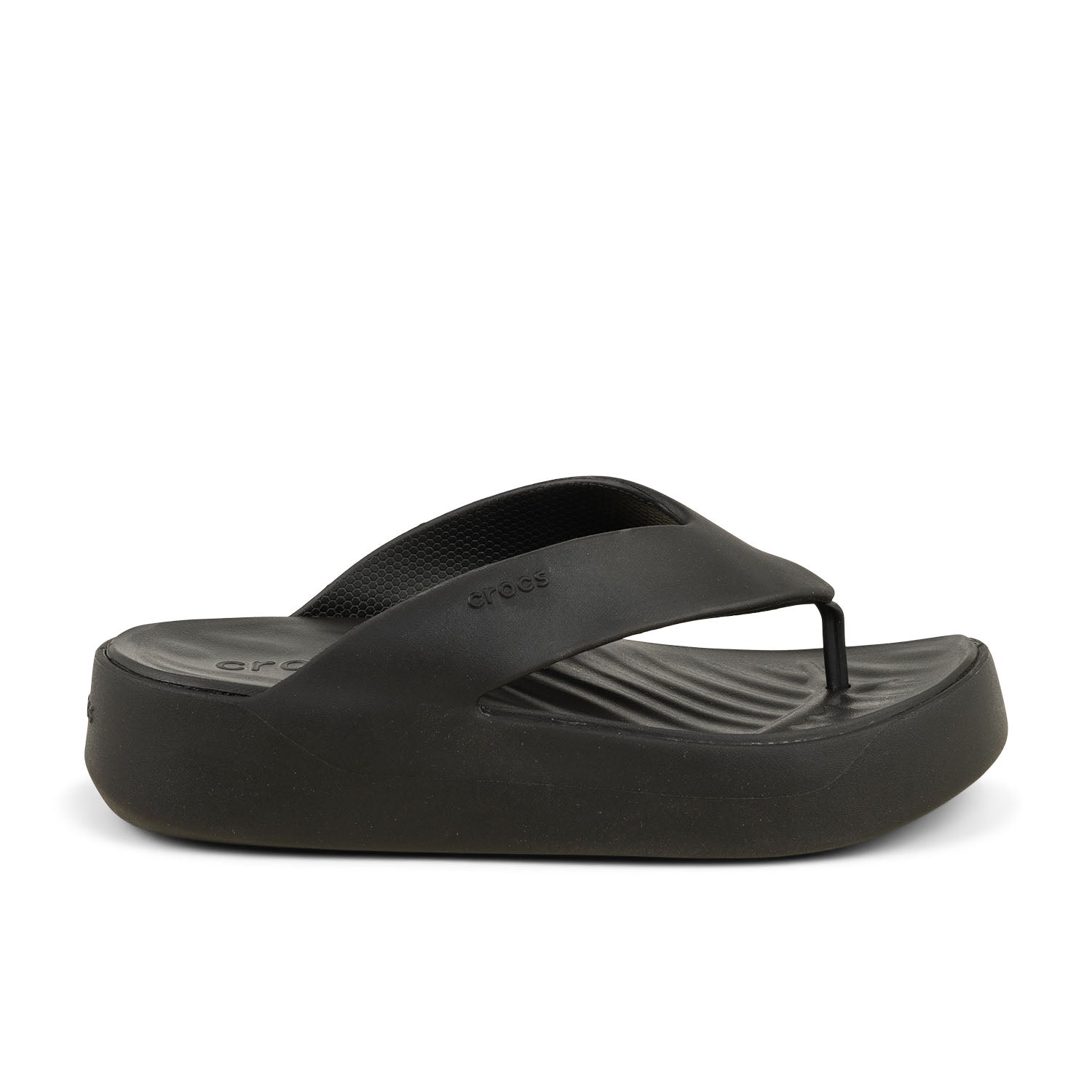 Tongs et crocs Femme CROCS GETAWAY PLATFORM FLIP Noir