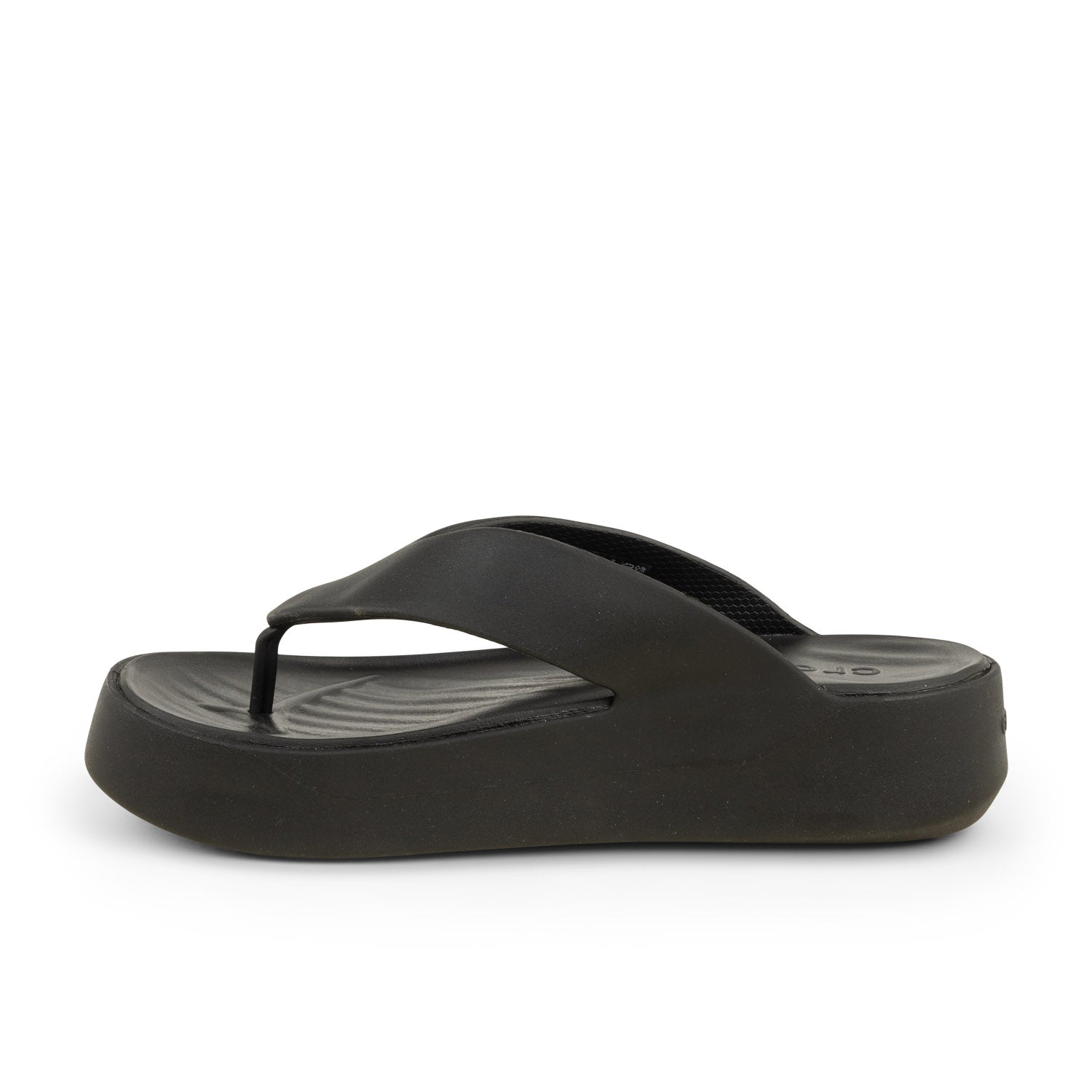 Tongs et crocs Femme CROCS GETAWAY PLATFORM FLIP Noir
