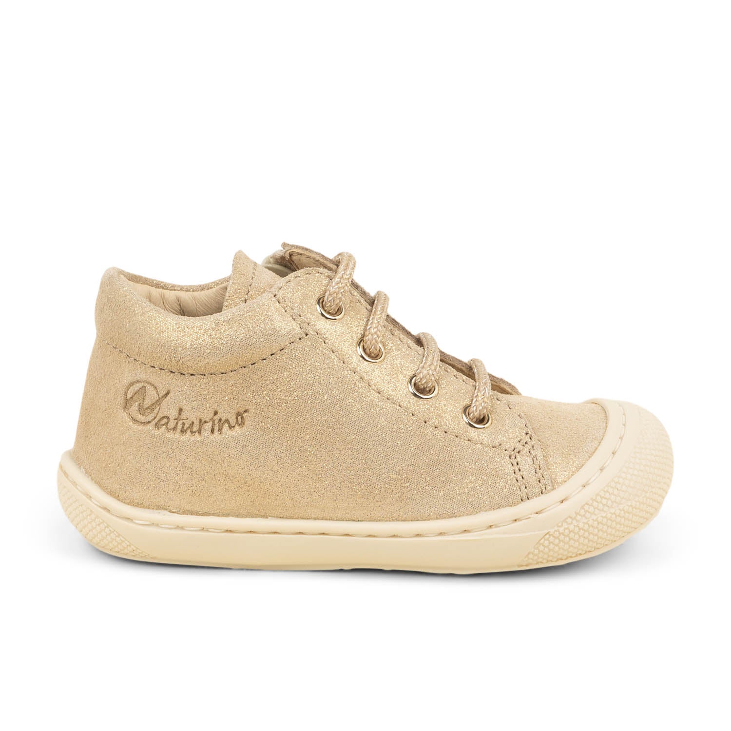 Chaussures montantes Enfant NATURINO COCOON ZIP Or/Bronze