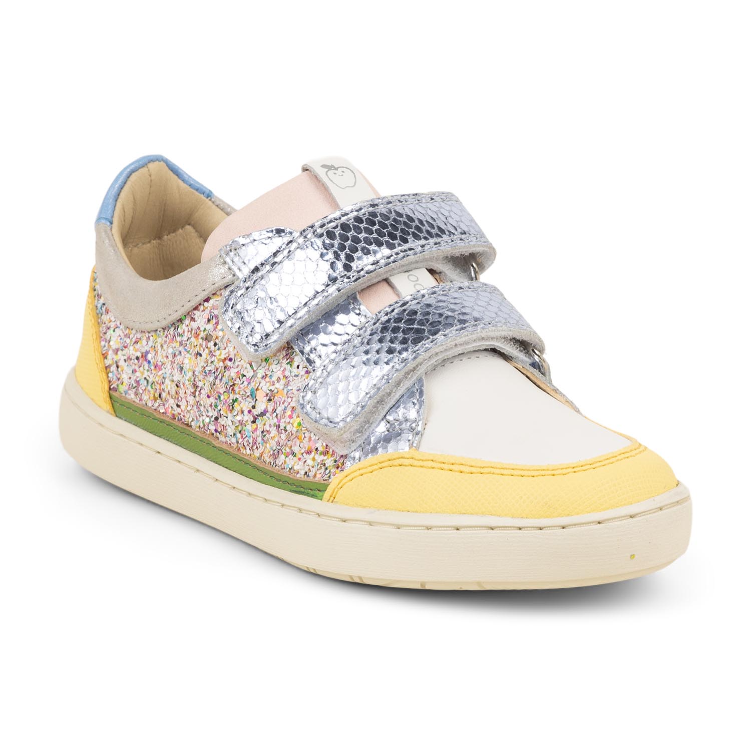 Baskets Enfant SHOO POM PLAY CO SCRATCH Blanc