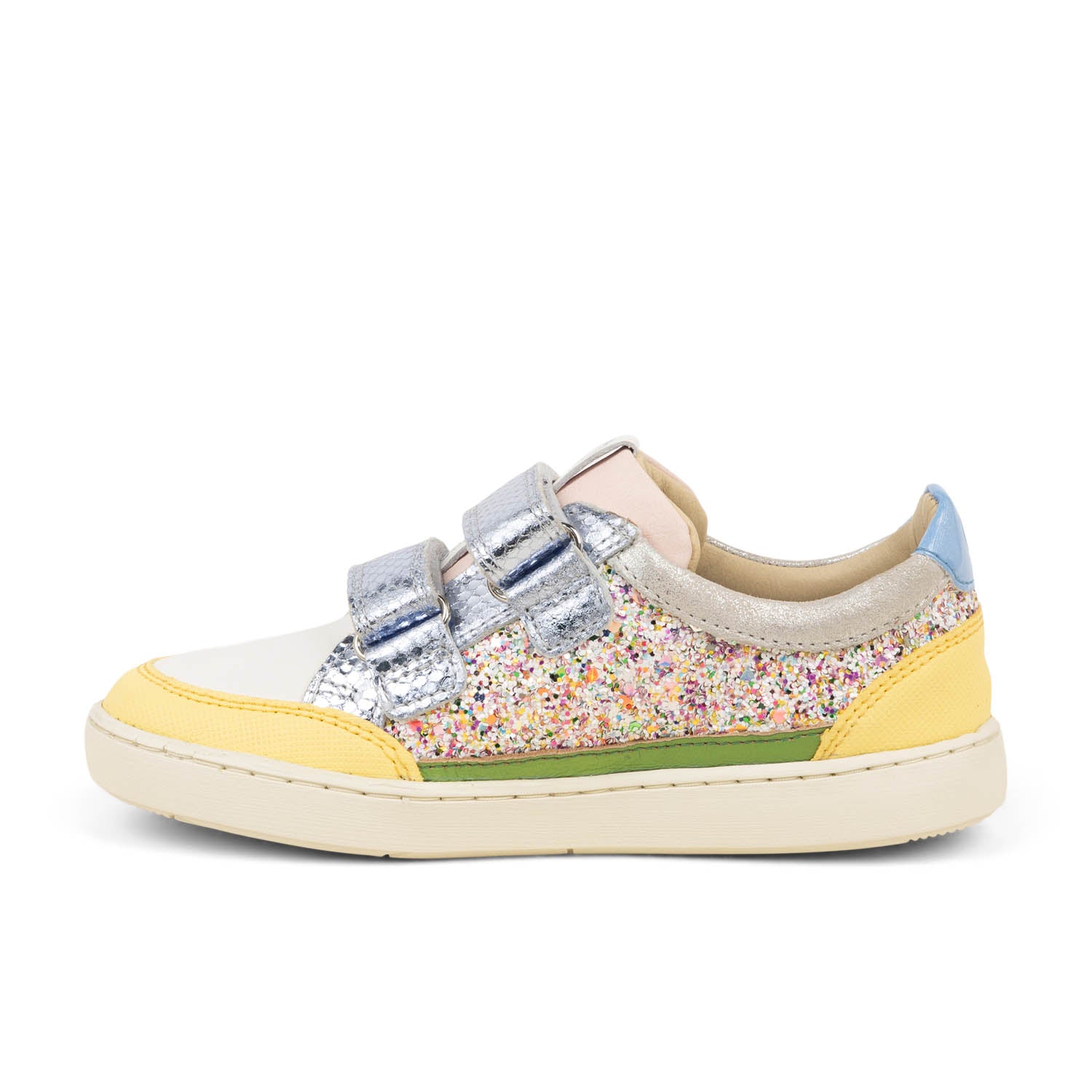 Baskets Enfant SHOO POM PLAY CO SCRATCH Blanc