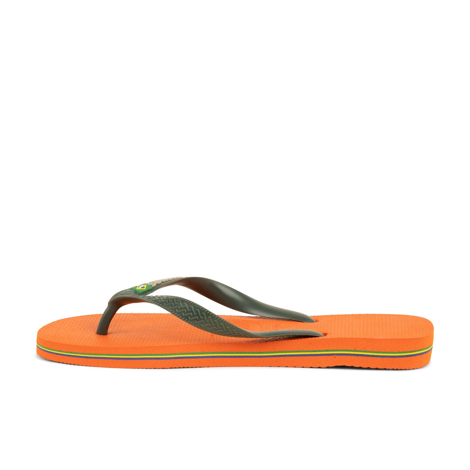 Tongs et Crocs Homme HAVAIANAS BRASIL LOGO H Orange