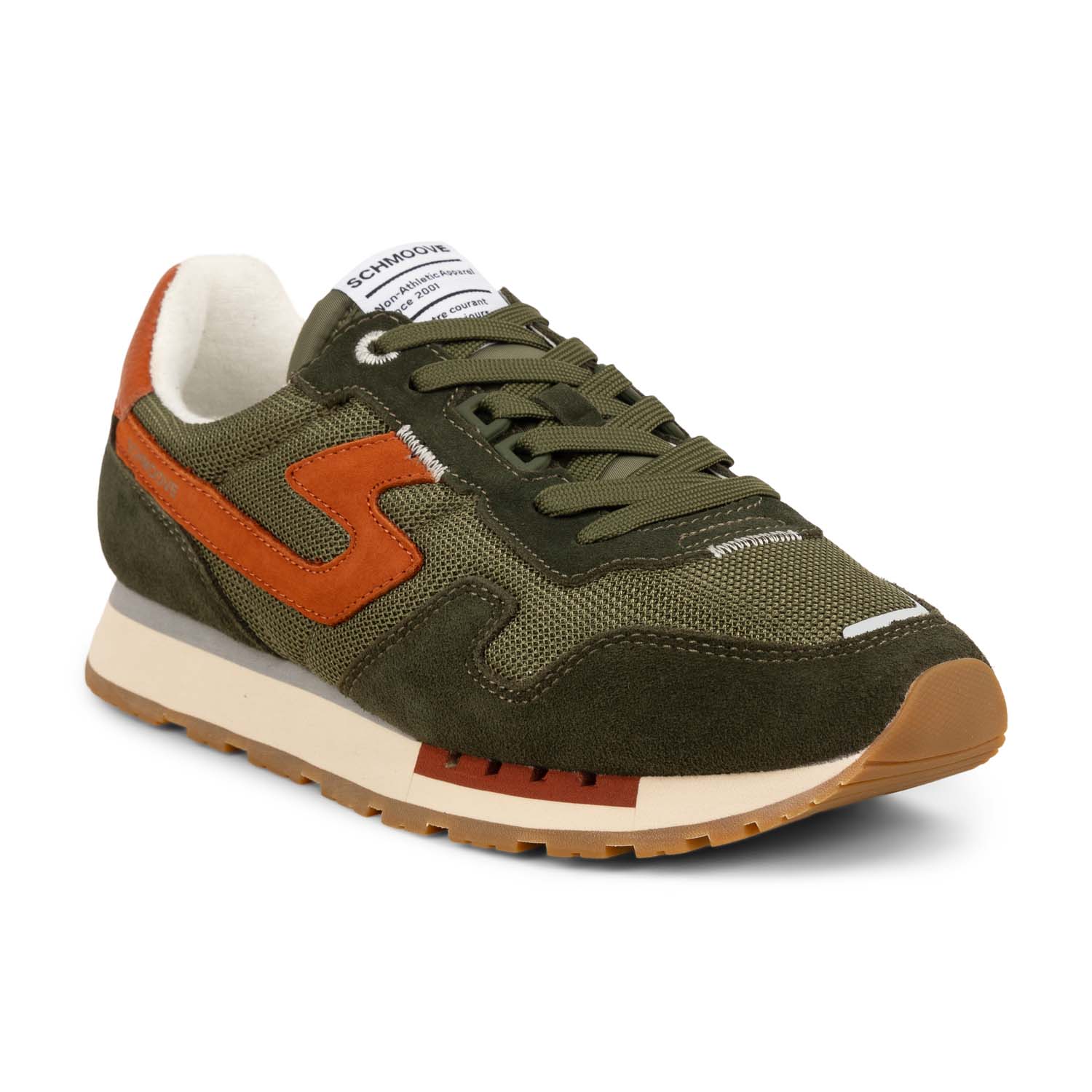 Baskets Homme SCHMOOVE ATHENE RUNNER Kaki