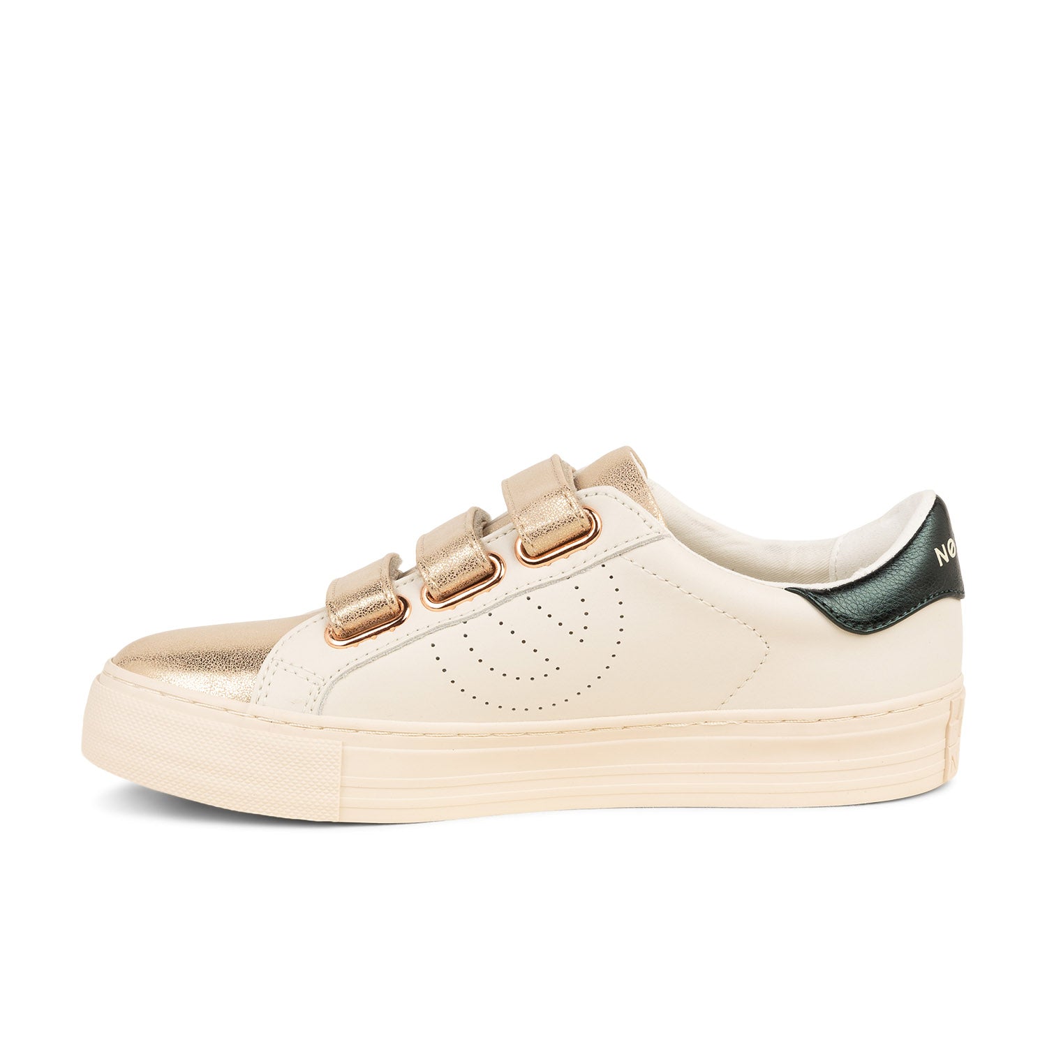 Baskets Femme NO NAME ARCADE STRAPS PERFO Beige