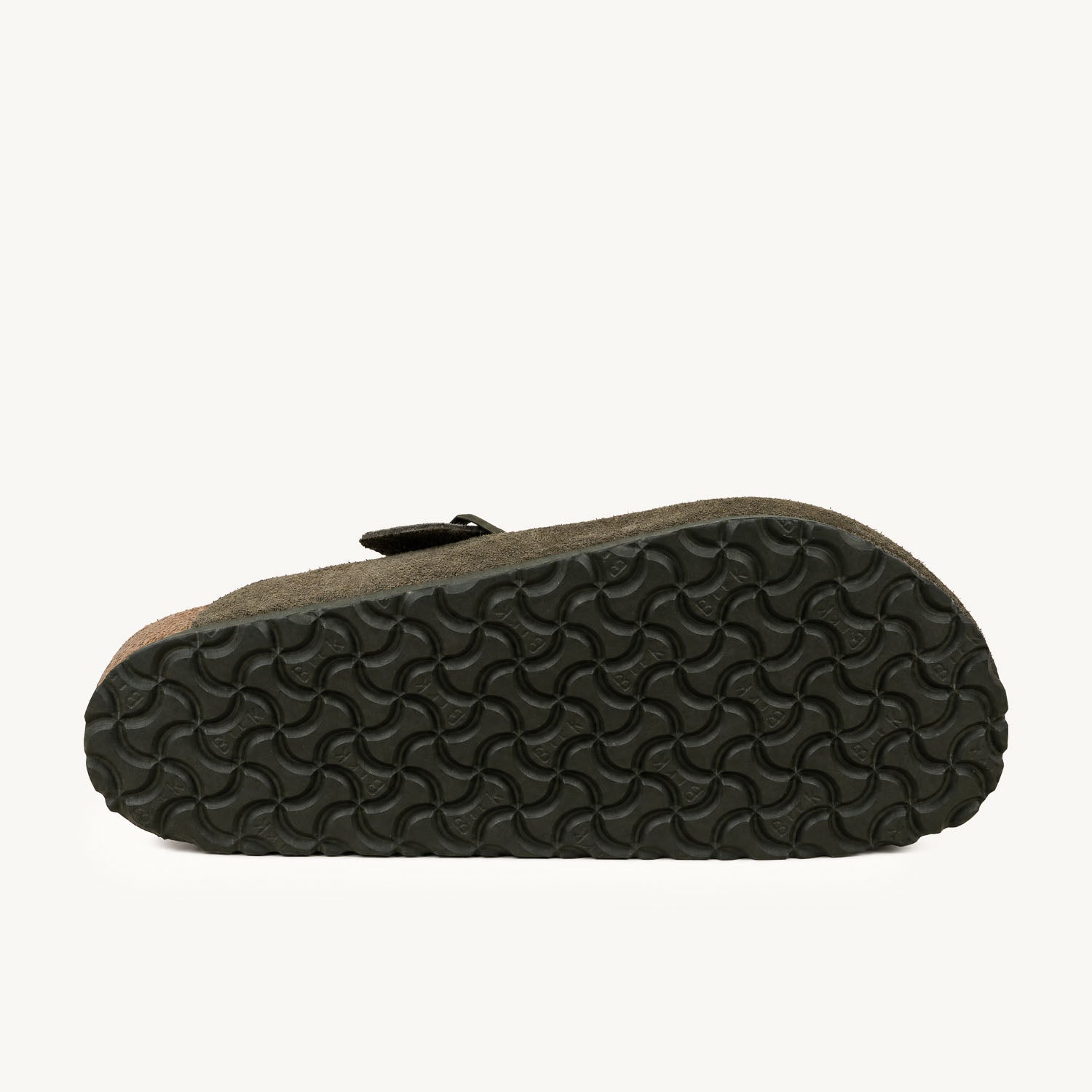 Sandales Homme BIRKENSTOCK BOSTON SUEDE Vert