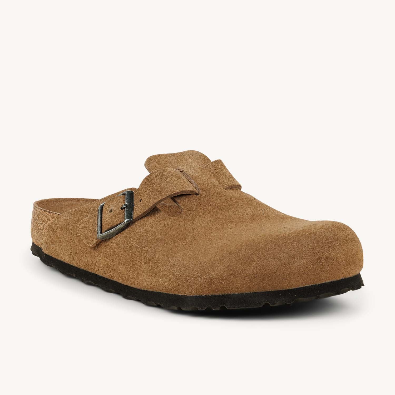 Sandales Homme BIRKENSTOCK BOSTON SUEDE Marron
